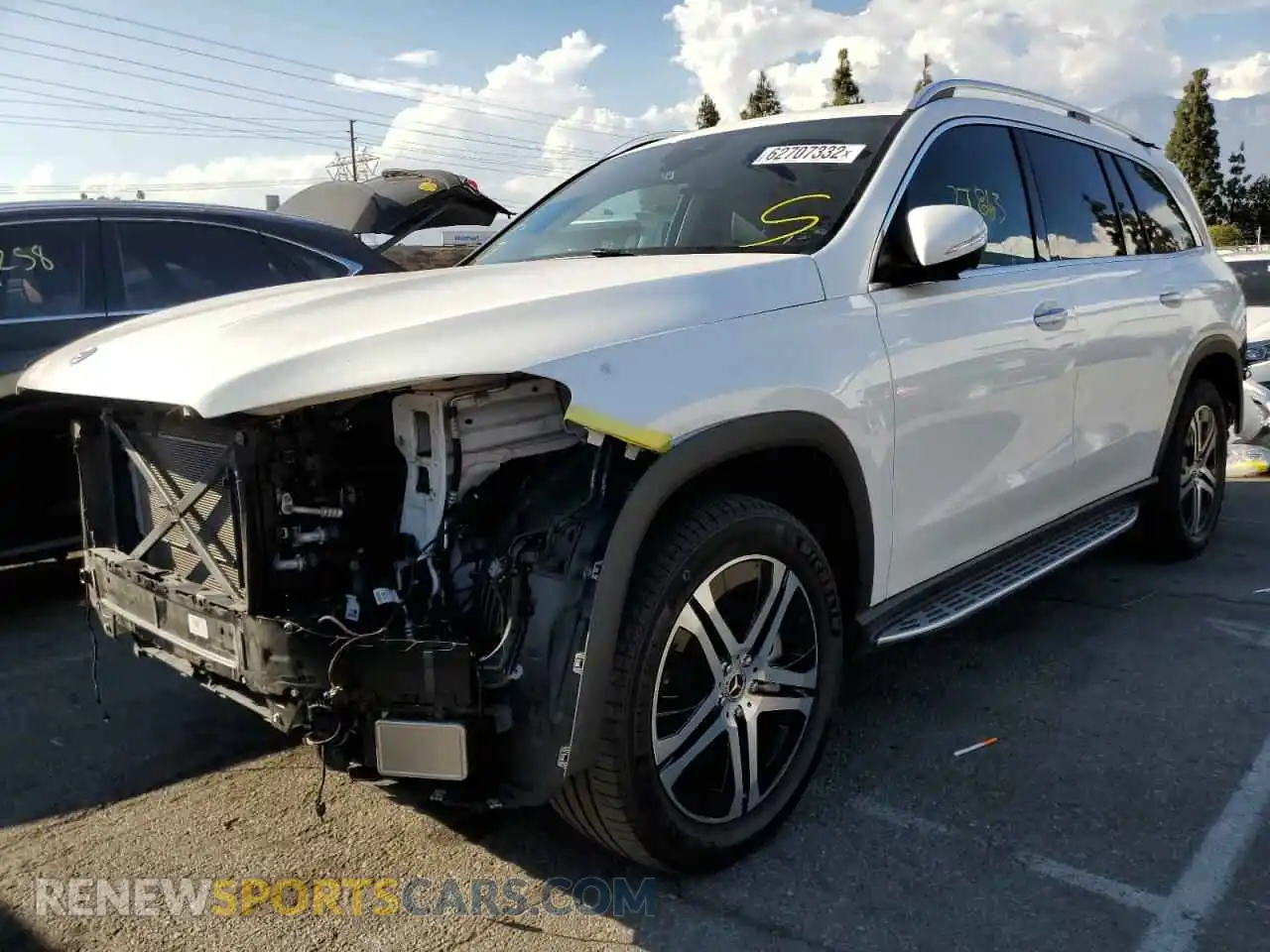 2 Photograph of a damaged car 4JGFF5KE2MA376029 MERCEDES-BENZ GLS-CLASS 2021