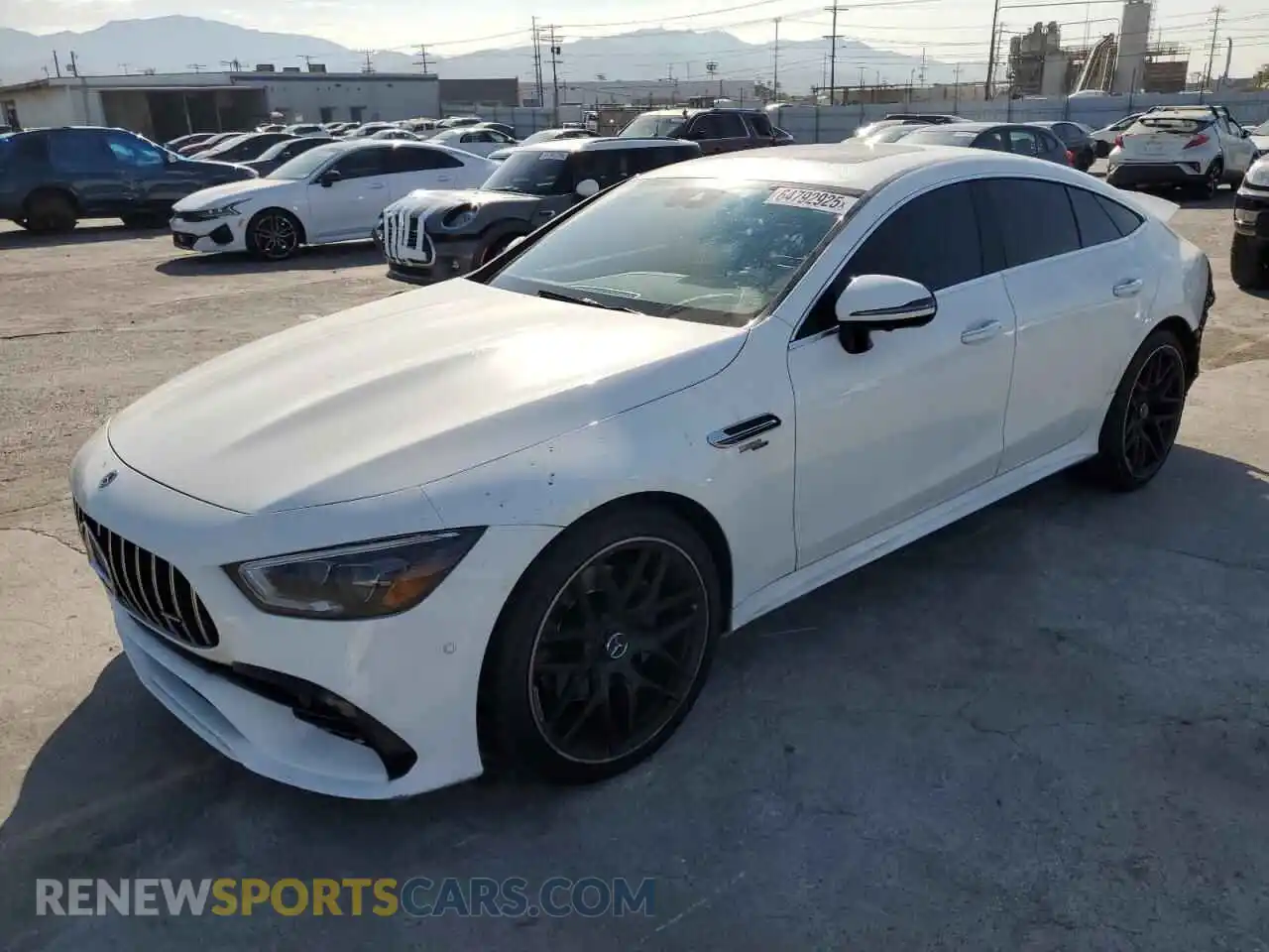 1 Photograph of a damaged car W1K7X5KB4MA039783 MERCEDES-BENZ GT-CLASS 2021