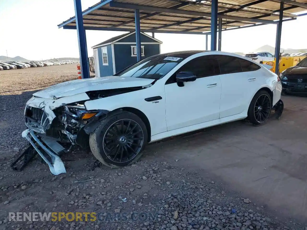 1 Photograph of a damaged car W1K7X5KB4MA041484 MERCEDES-BENZ GT-CLASS 2021