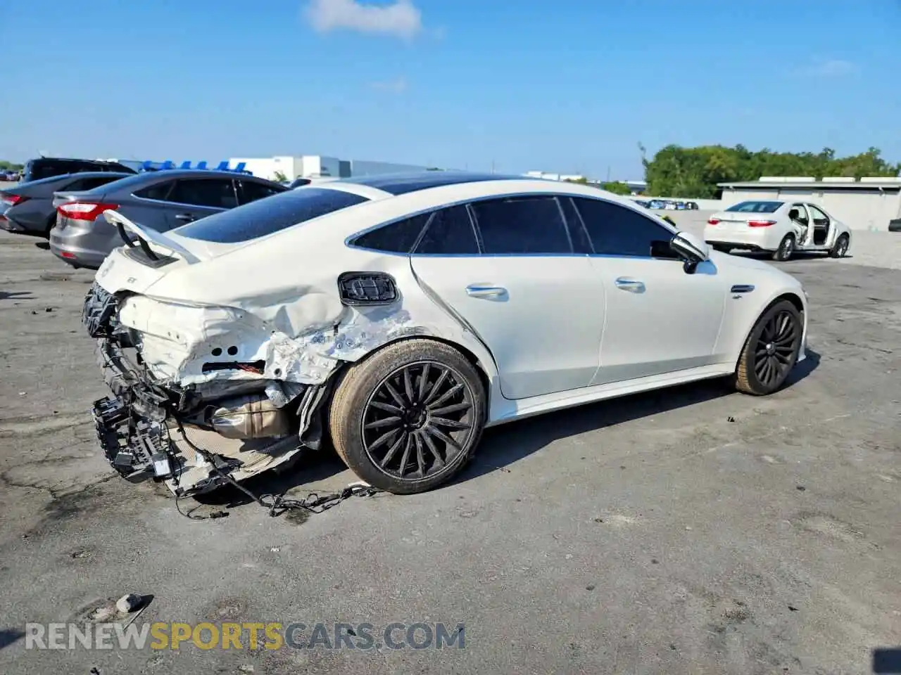 3 Photograph of a damaged car W1K7X5KB8MA042556 MERCEDES-BENZ GT-CLASS 2021