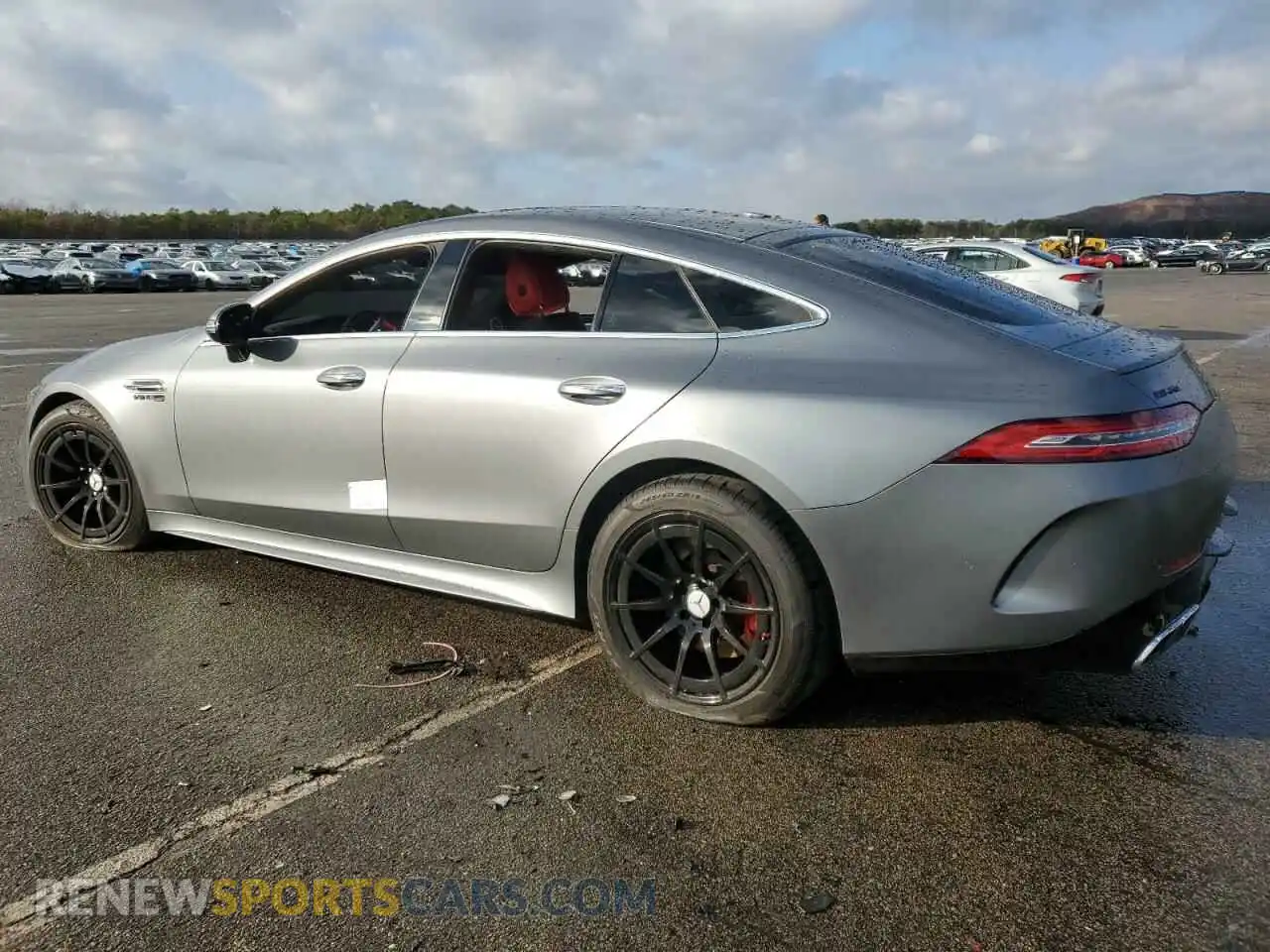 2 fotografías del automóvil dañado W1K7X8JB0MA031148 MERCEDES-BENZ GT-CLASS 2021