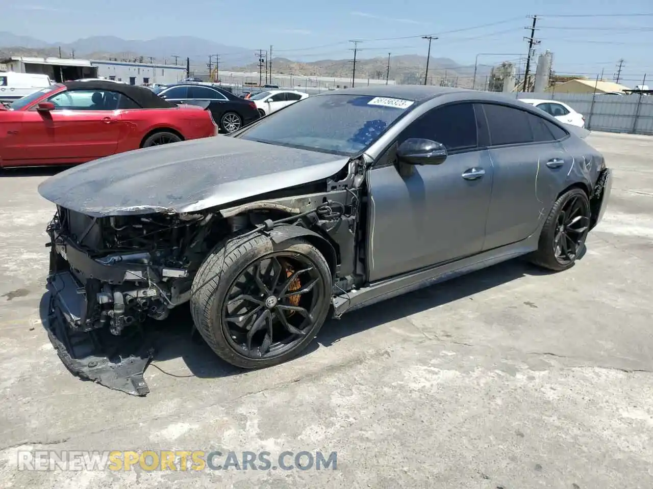 1 Photograph of a damaged car W1K7X8KB4MA037663 MERCEDES-BENZ GT-CLASS 2021