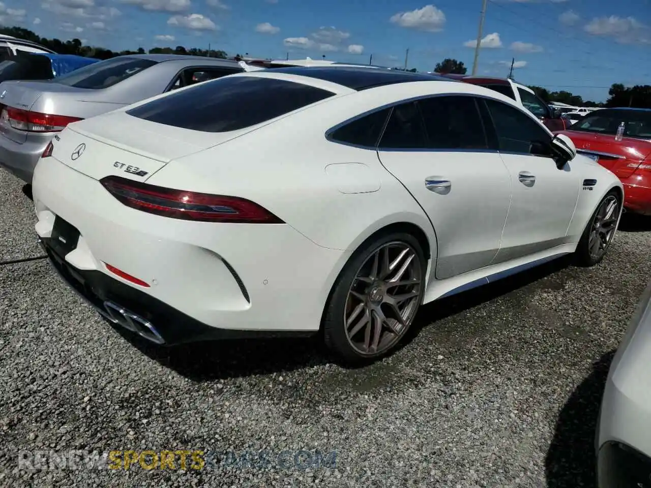 3 fotografías del automóvil dañado W1K7X8KB5MA037610 MERCEDES-BENZ GT-CLASS 2021