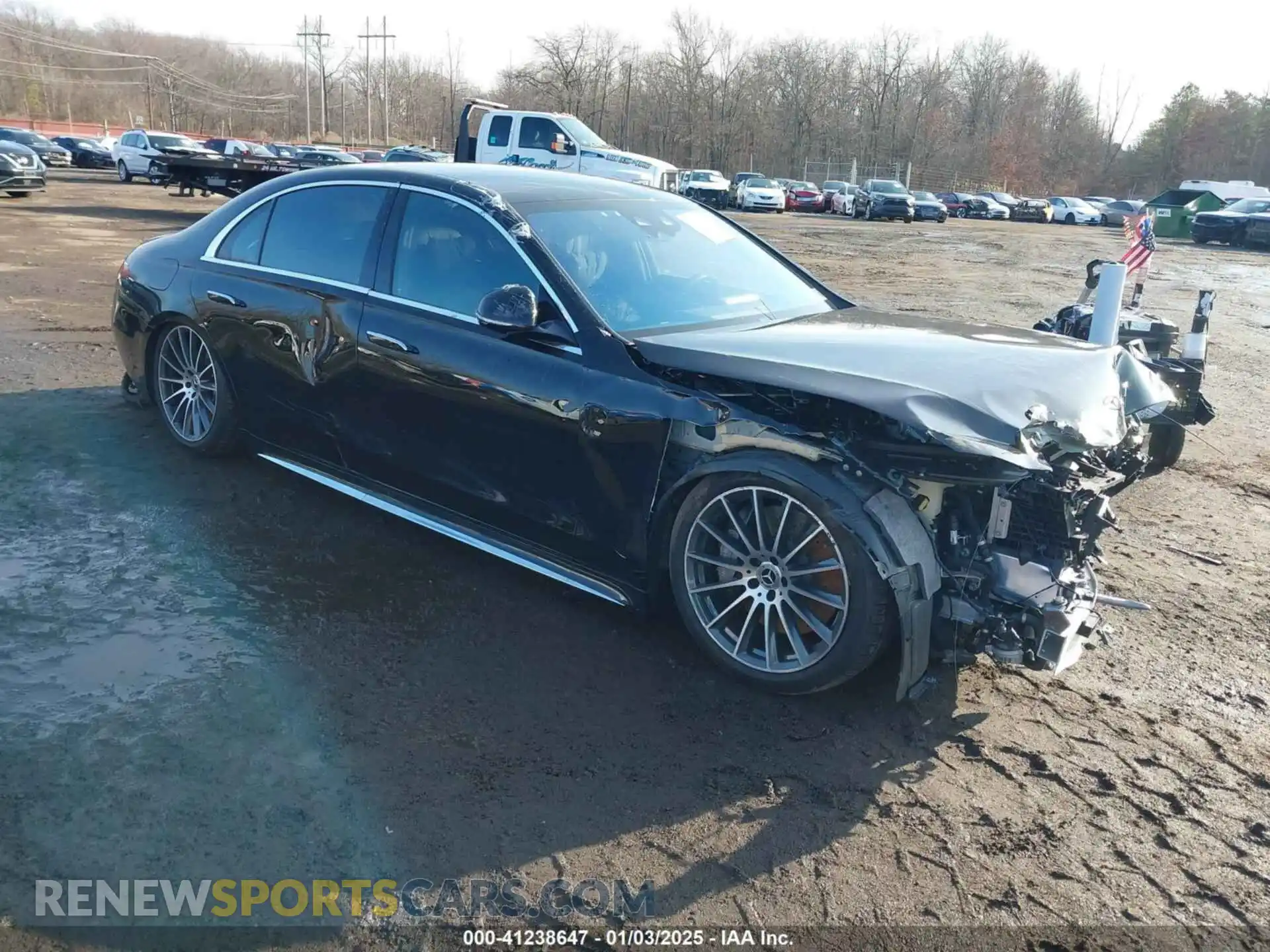 1 fotografías del automóvil dañado W1K6G6DB2PA173405 MERCEDES-BENZ S 500 2023