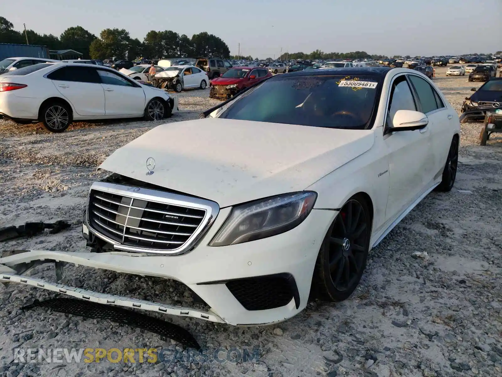 2 Photograph of a damaged car WDDUG7JB6GA226138 MERCEDES-BENZ S-CLASS 2016
