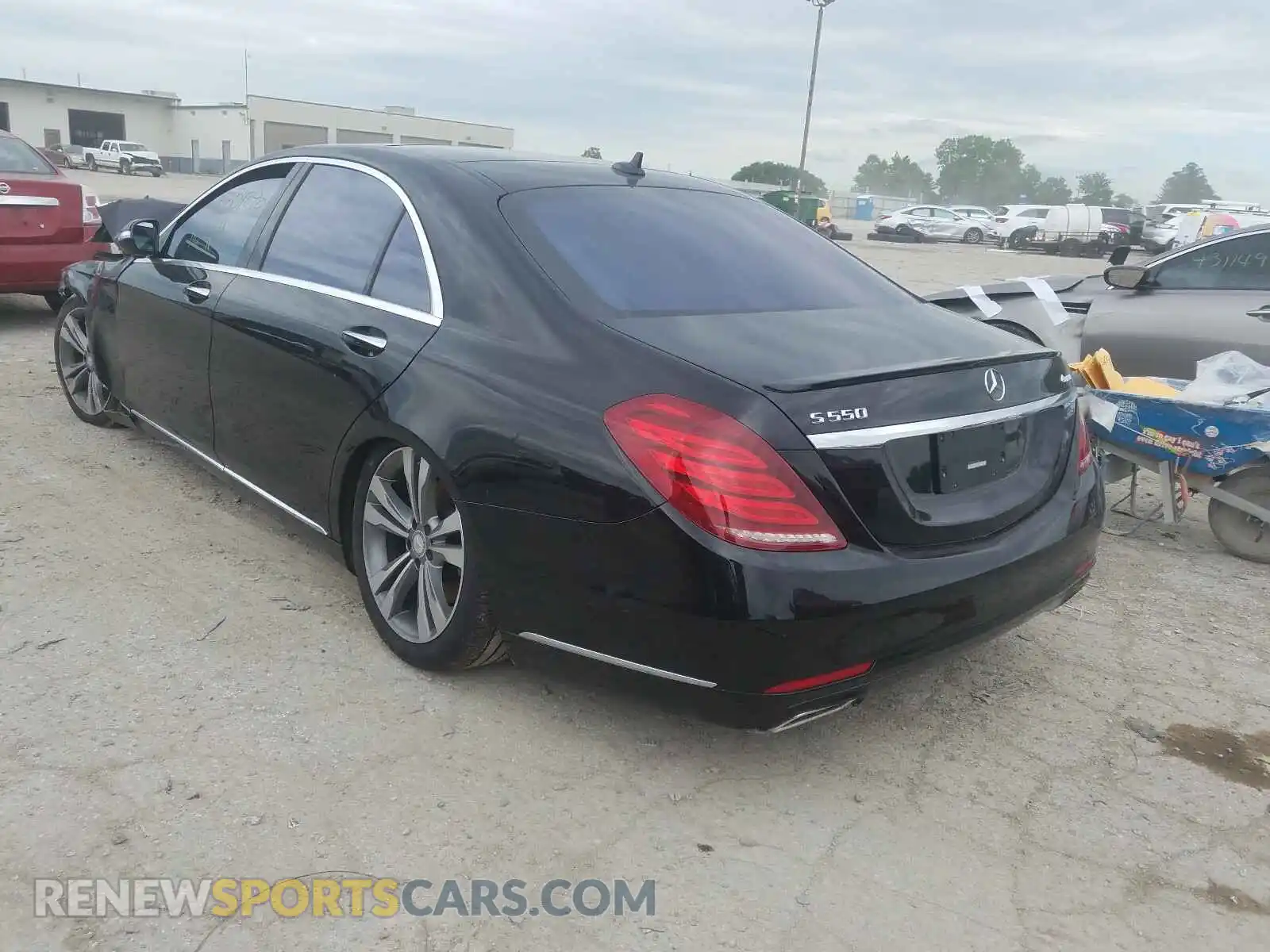 3 fotografías del automóvil dañado WDDUG8FBXGA216419 MERCEDES-BENZ S CLASS 2016