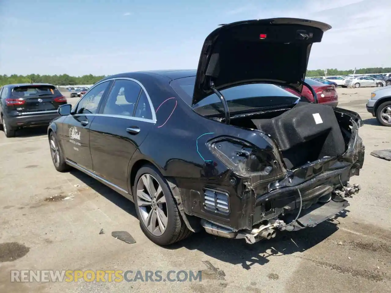 3 Фотография поврежденного автомобиля WDDUG6EB0KA460854 MERCEDES-BENZ S-CLASS 2019
