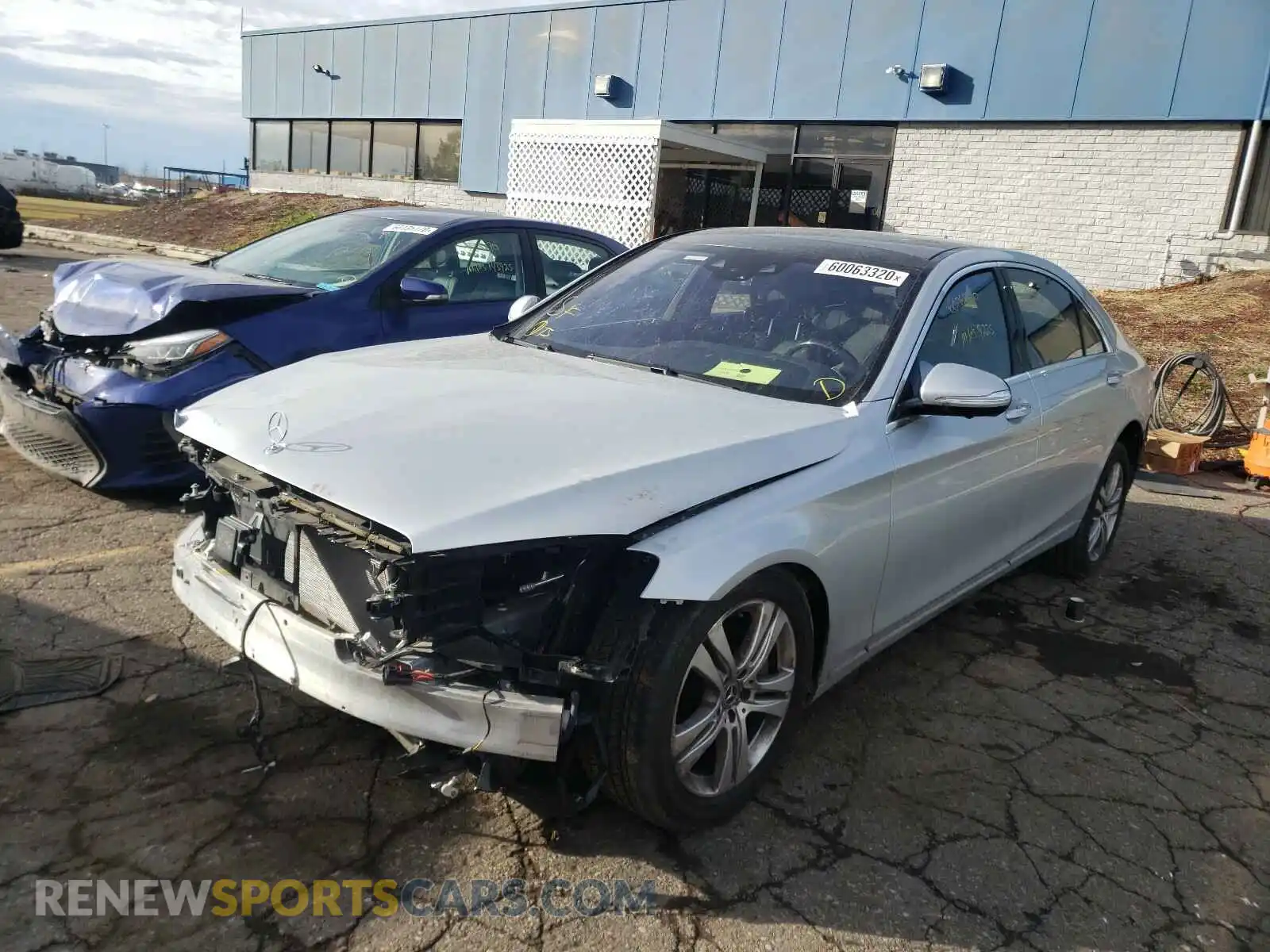 2 Photograph of a damaged car WDDUG6EB5KA486379 MERCEDES-BENZ S CLASS 2019