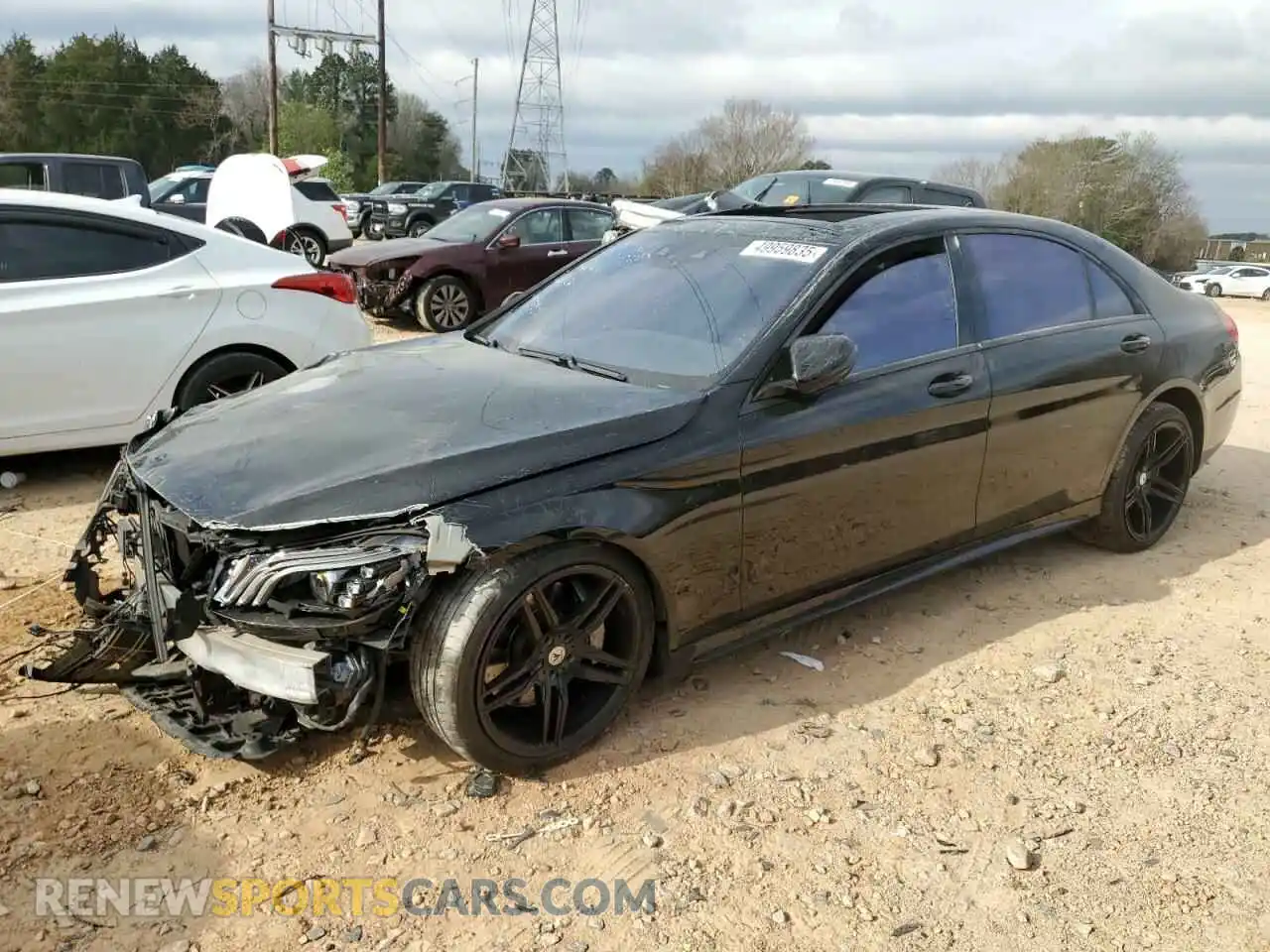 1 Photograph of a damaged car WDDUG8DB4KA458909 MERCEDES-BENZ S-CLASS 2019