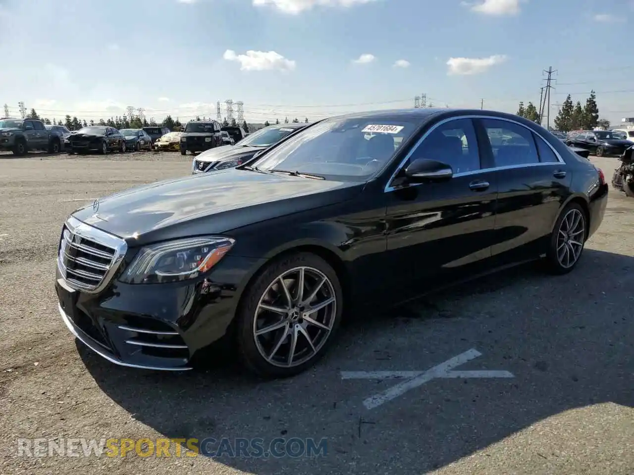 1 Photograph of a damaged car WDDUG8DB4KA487536 MERCEDES-BENZ S-CLASS 2019