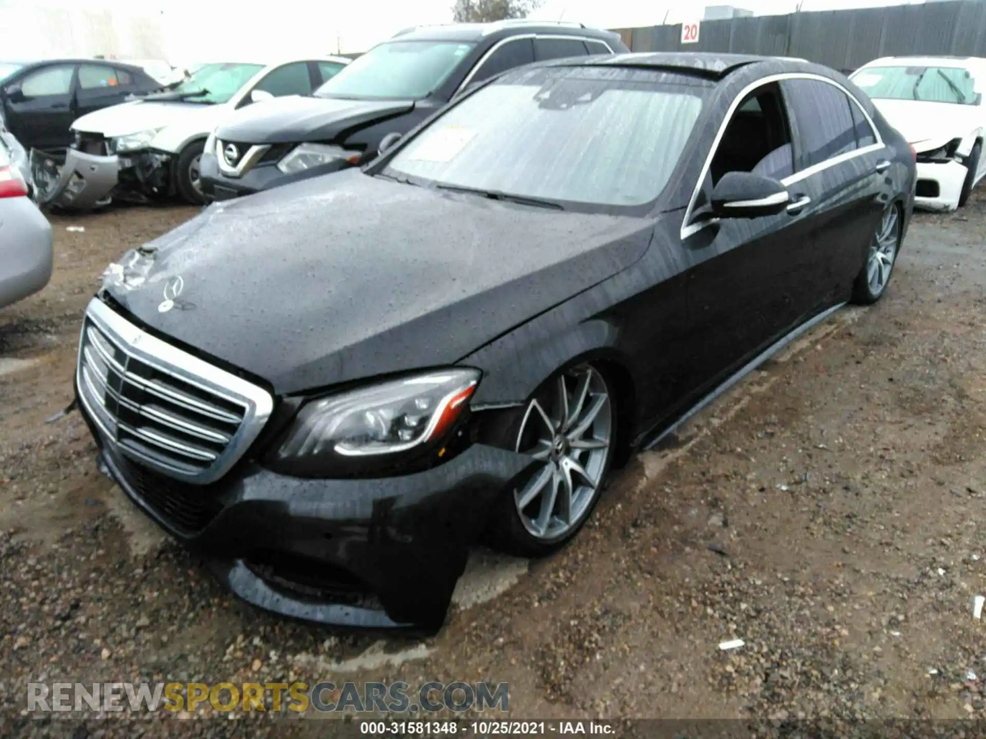 2 Photograph of a damaged car WDDUG8DB9KA448263 MERCEDES-BENZ S-CLASS 2019
