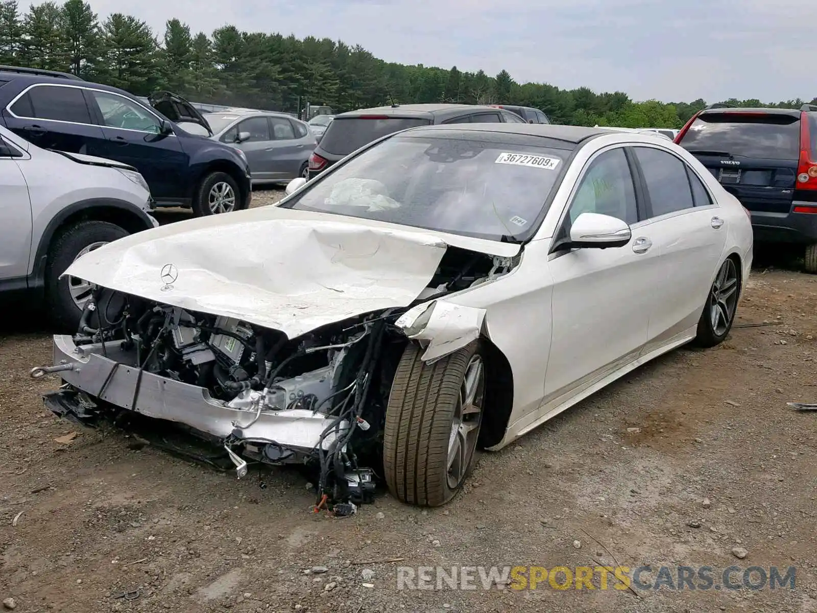 2 Photograph of a damaged car WDDUG8GB7KA439251 MERCEDES-BENZ S CLASS 2019