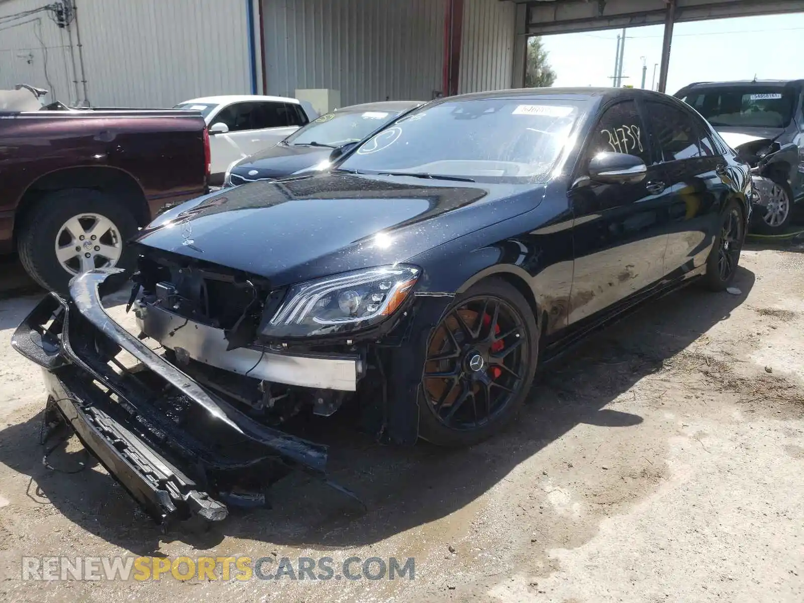 2 Photograph of a damaged car WDDUG8JB8KA427568 MERCEDES-BENZ S-CLASS 2019