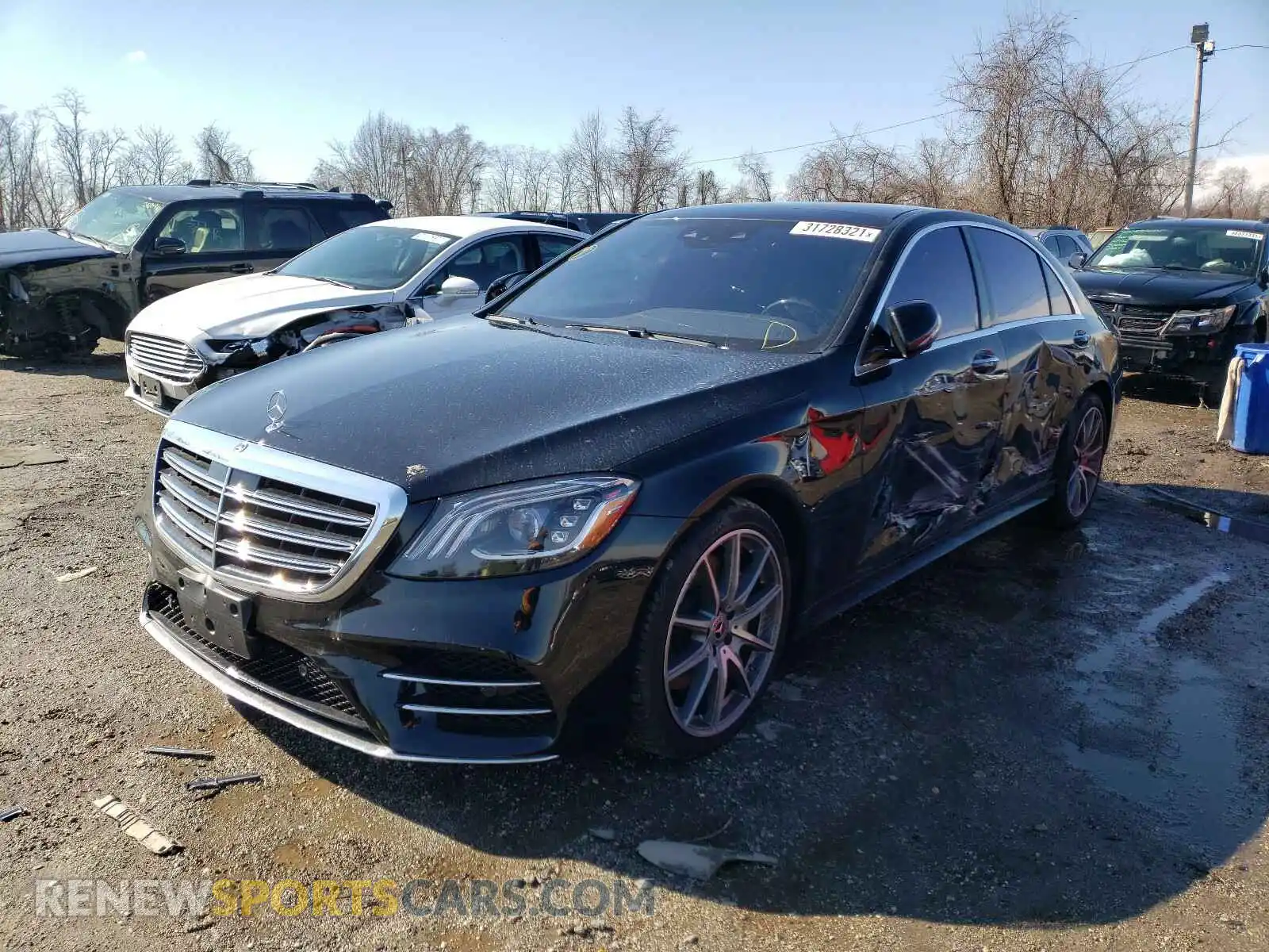 2 Photograph of a damaged car W1KUG6EB6LA559700 MERCEDES-BENZ S CLASS 2020