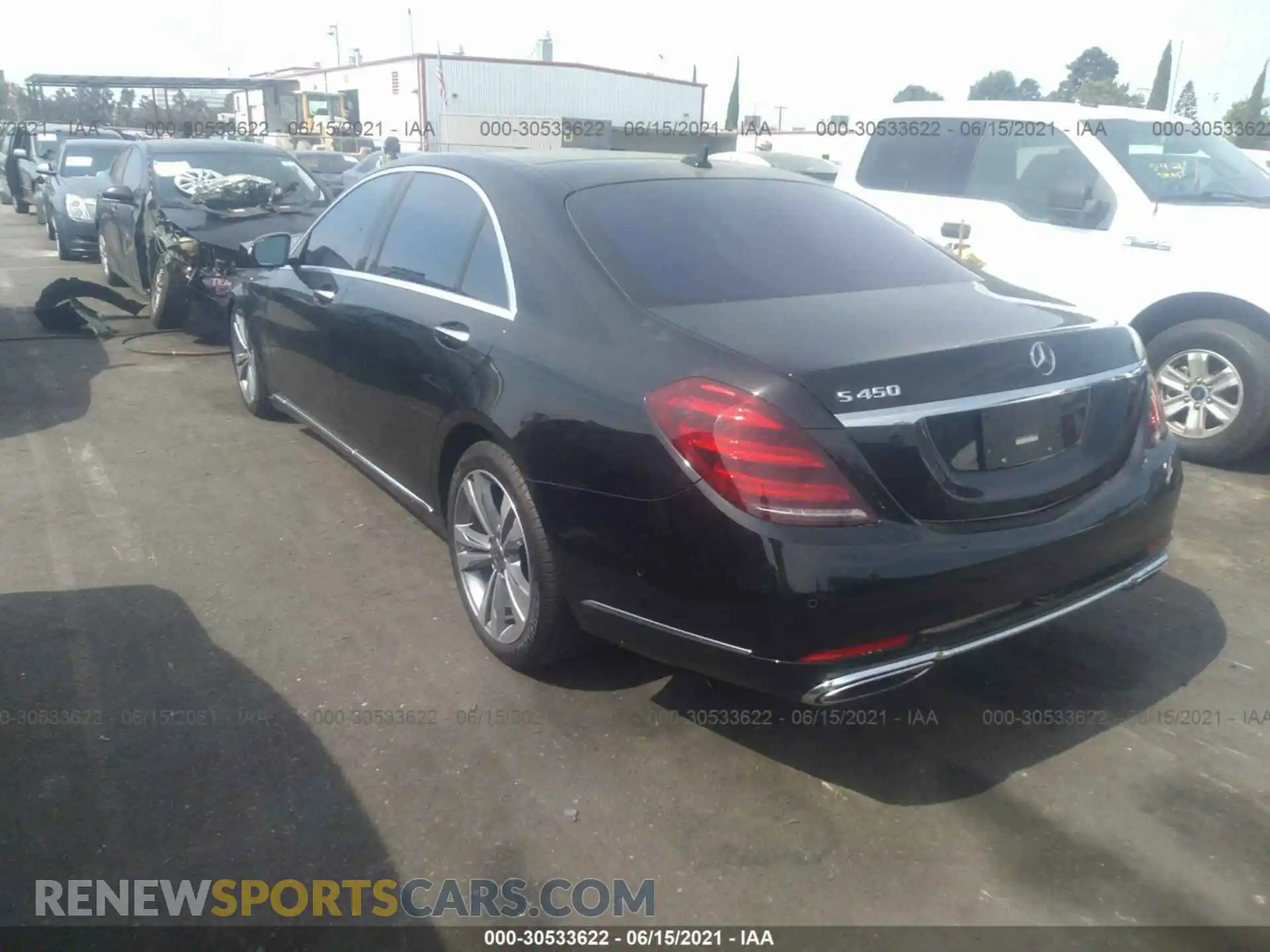 3 Фотография поврежденного автомобиля W1KUG6GB3LA559716 MERCEDES-BENZ S-CLASS 2020