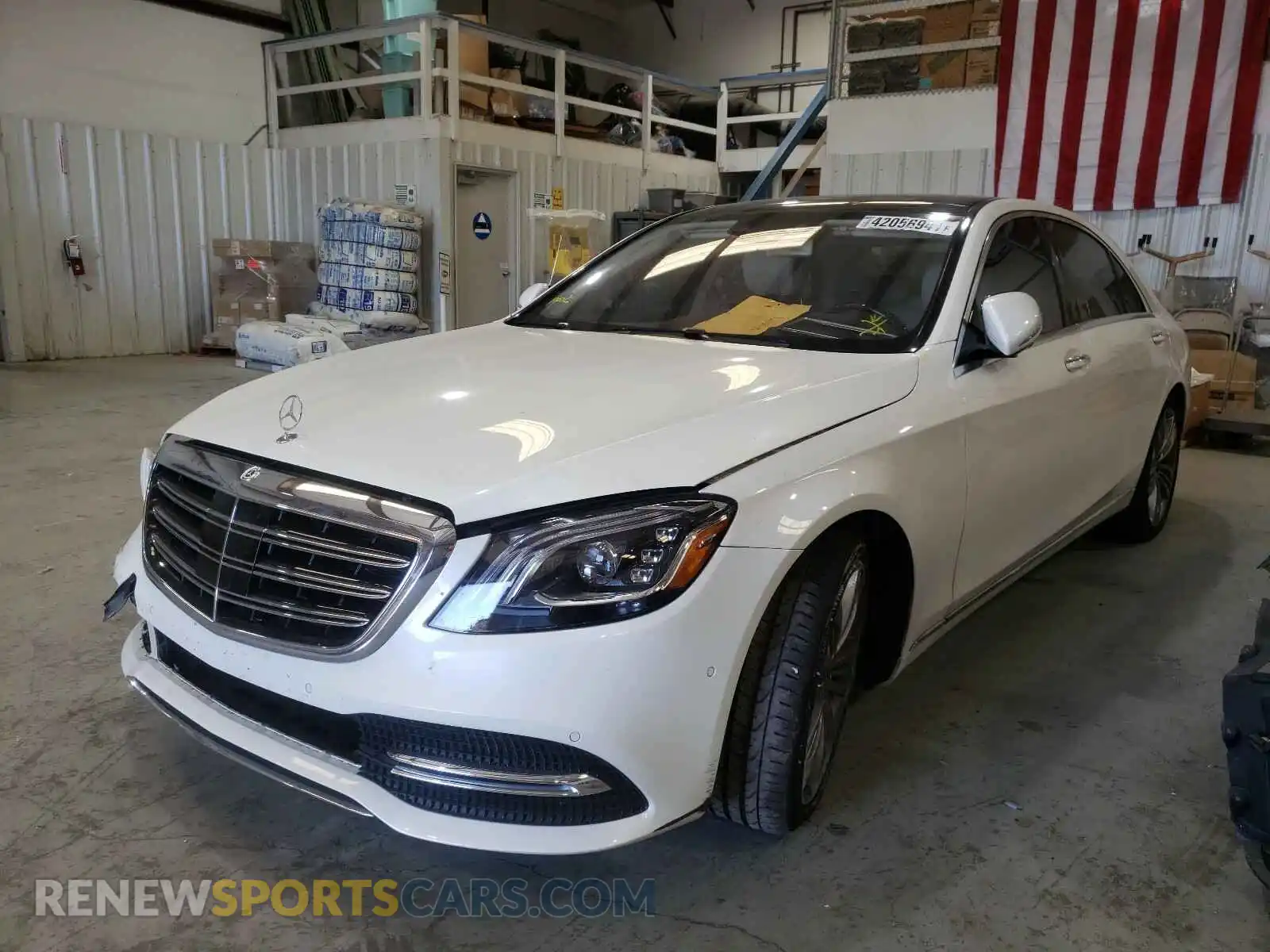 2 Photograph of a damaged car W1KUG8DB4LA587184 MERCEDES-BENZ S-CLASS 2020