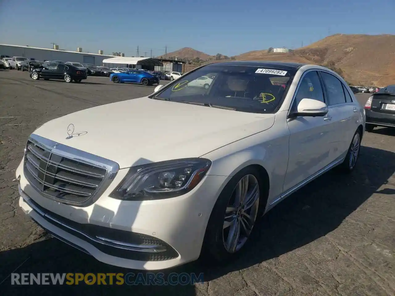 2 Photograph of a damaged car WDDUG8DB3LA511634 MERCEDES-BENZ S-CLASS 2020