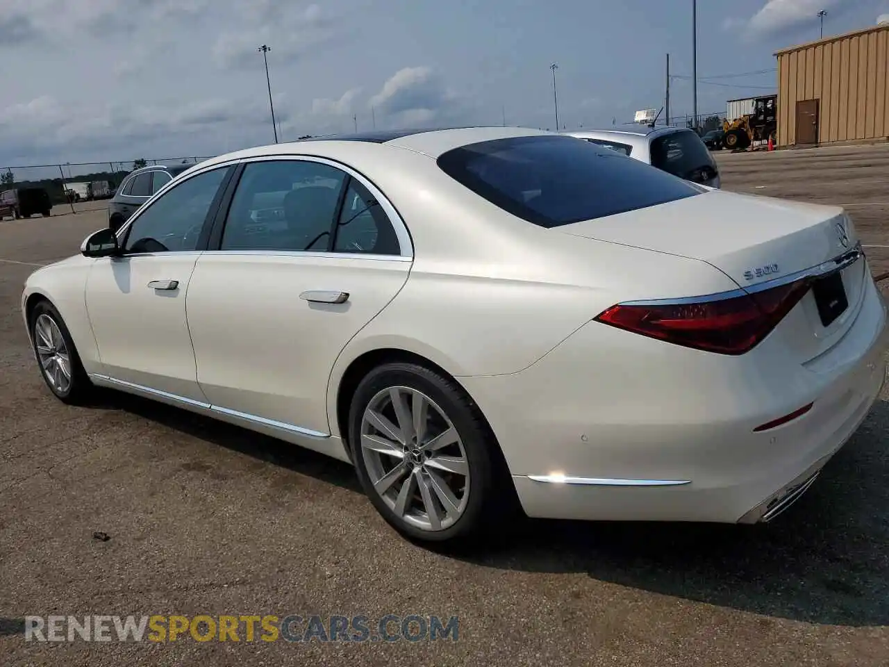 2 Photograph of a damaged car W1K6G6DB8MA032687 MERCEDES-BENZ S-CLASS 2021