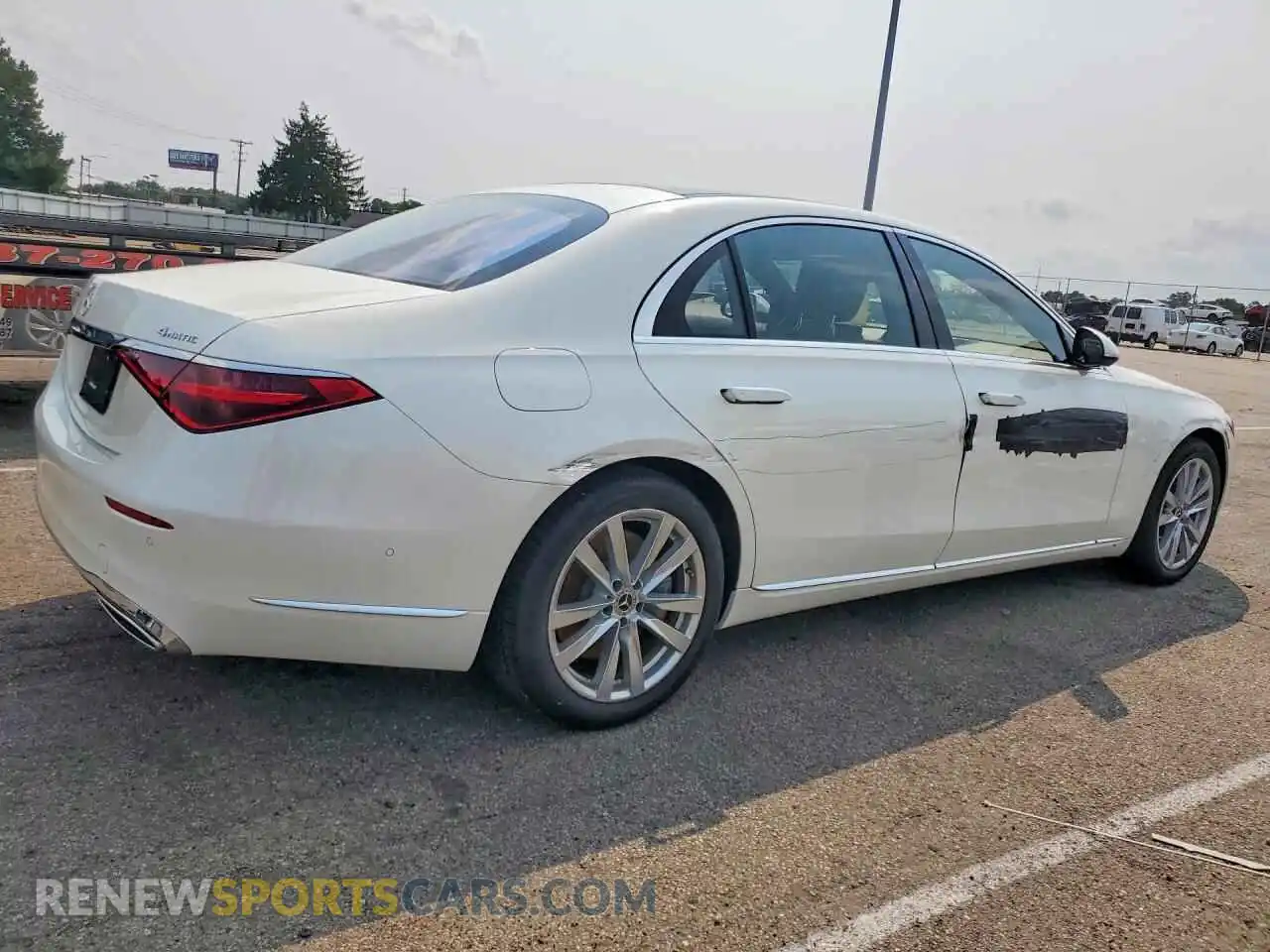 3 Photograph of a damaged car W1K6G6DB8MA032687 MERCEDES-BENZ S-CLASS 2021