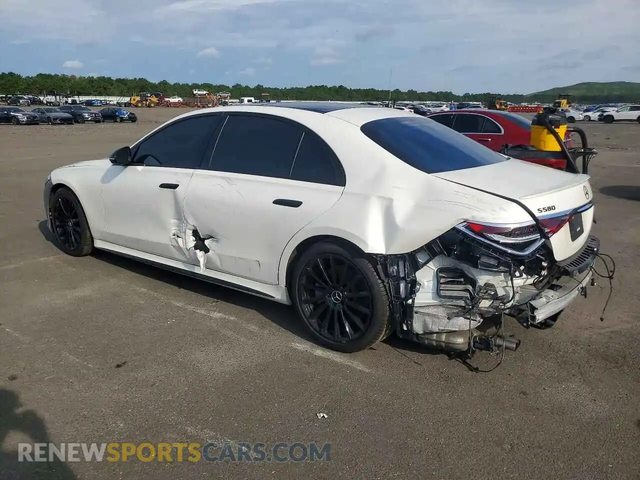 2 Photograph of a damaged car W1K6G6DB3PA206671 MERCEDES-BENZ S-CLASS 2023