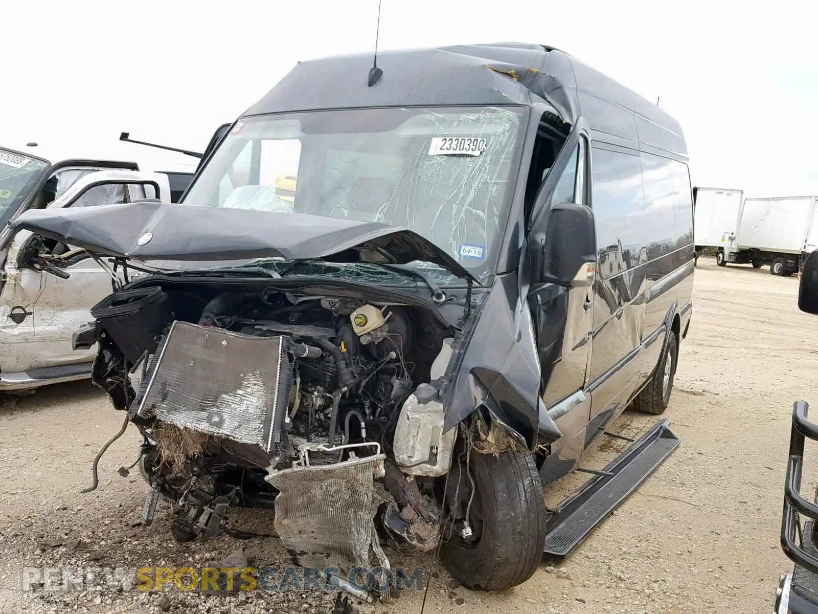 2 Photograph of a damaged car WDZPE8DCXE5850585 MERCEDES-BENZ SPRINTER 2 2014