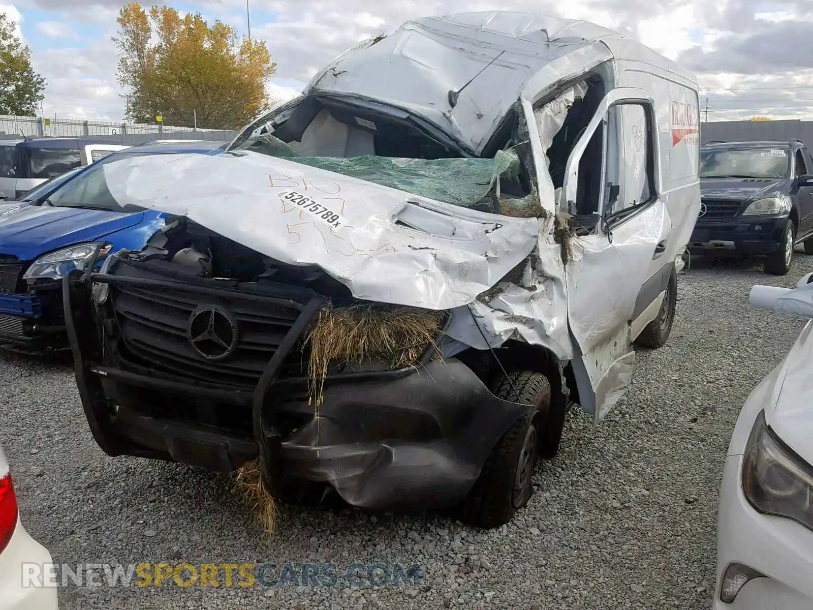 2 Photograph of a damaged car WD3PF0CD1KT003531 MERCEDES-BENZ SPRINTER 2 2019