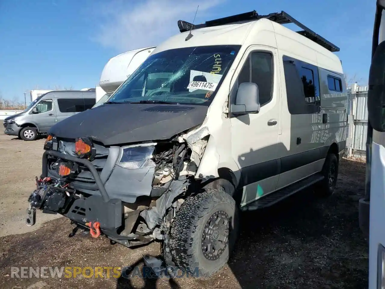 2 Photograph of a damaged car W1W4EBVYXKT017696 MERCEDES-BENZ SPRINTER 2019