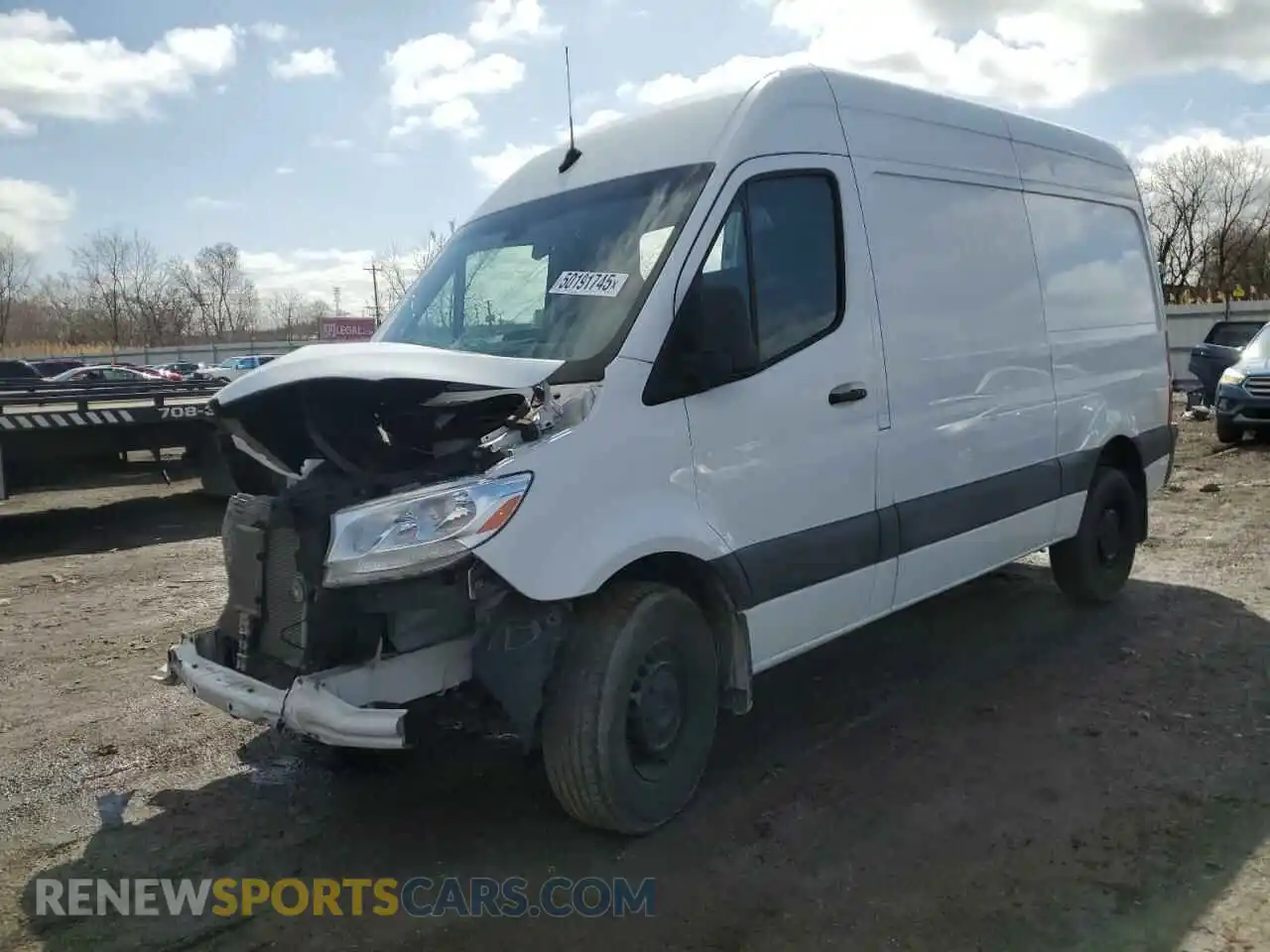 1 Photograph of a damaged car WD3PF0CD5KP162982 MERCEDES-BENZ SPRINTER 2019