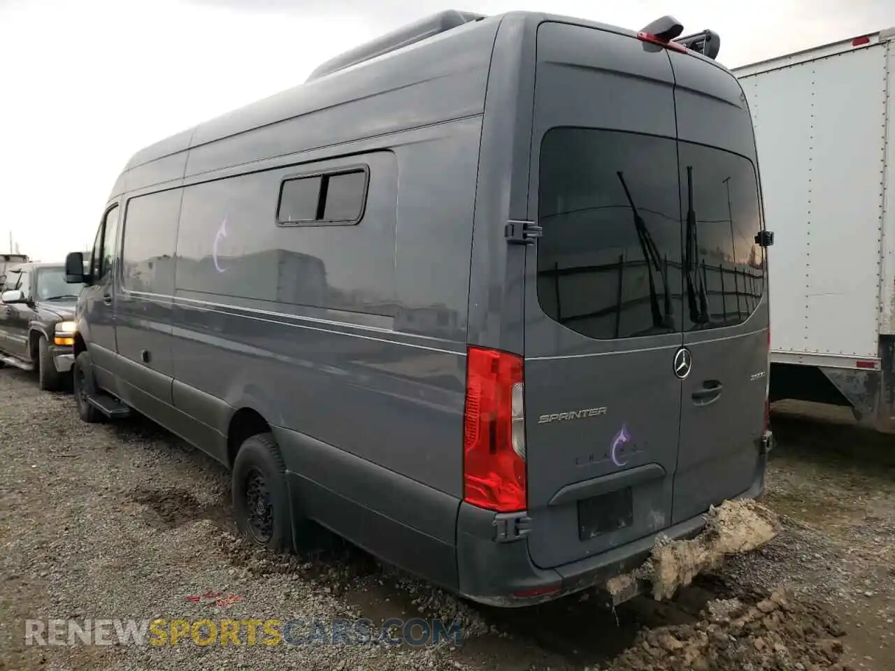 3 fotografías del automóvil dañado WD4FF1CD8KT014085 MERCEDES-BENZ SPRINTER 2019