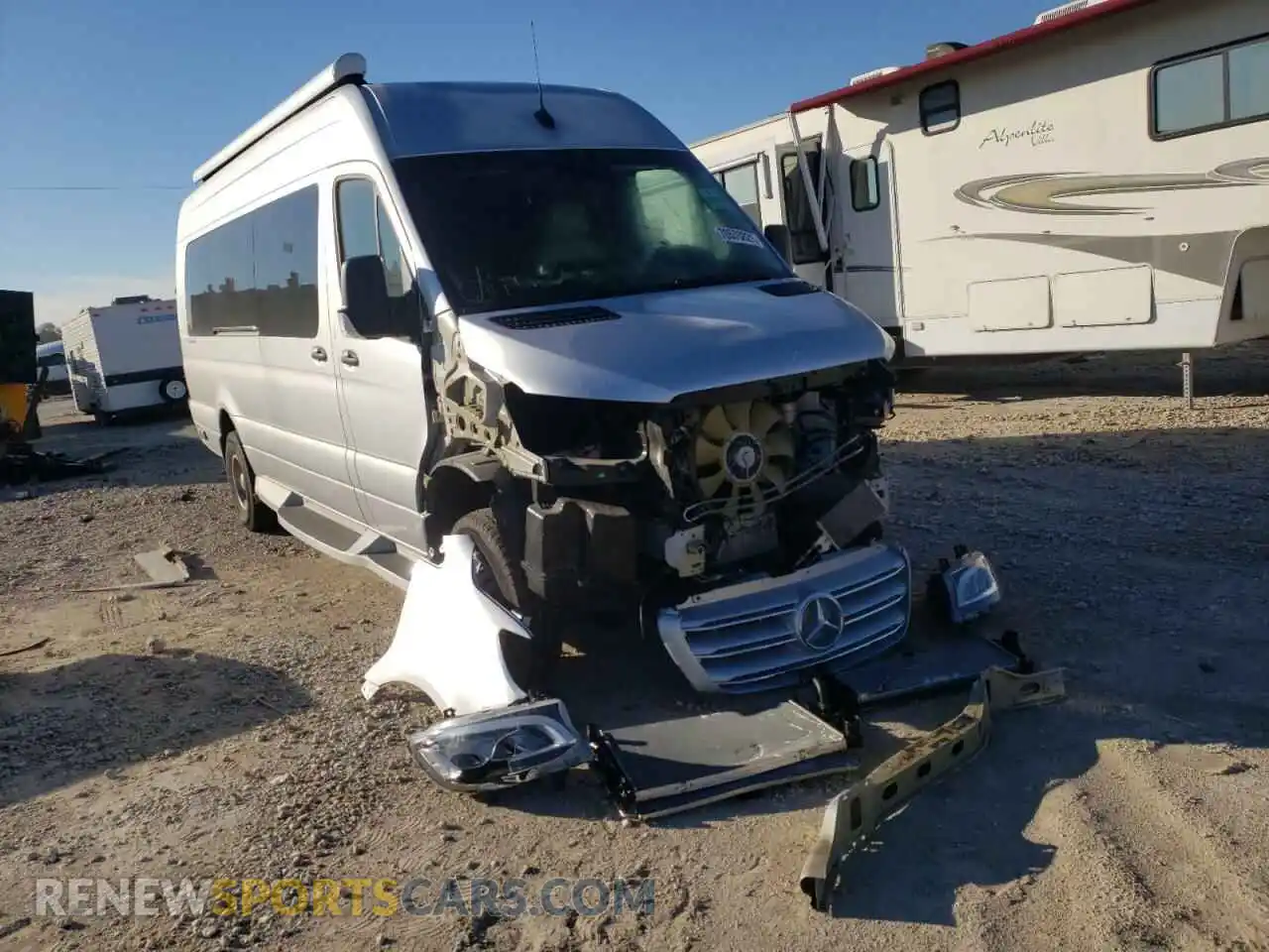 1 Photograph of a damaged car WD4FF4CD3KT005554 MERCEDES-BENZ SPRINTER 2019
