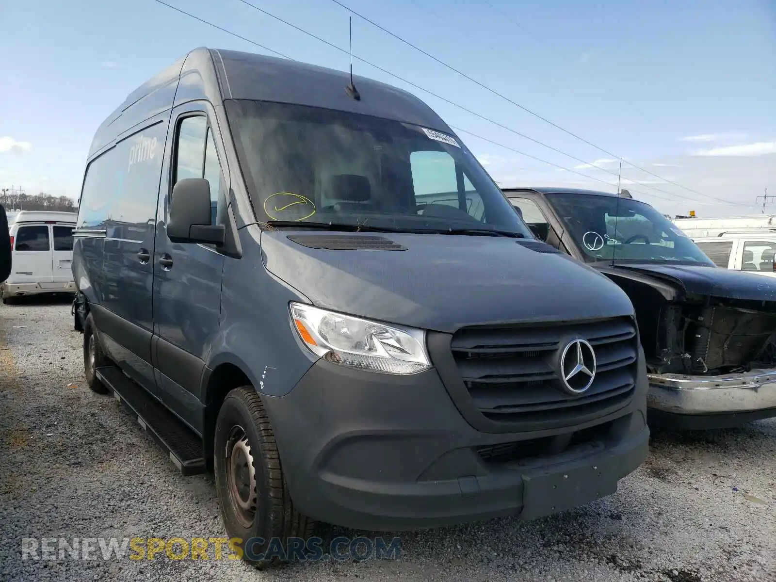 1 Photograph of a damaged car WD4PF0CD1KP064690 MERCEDES-BENZ SPRINTER 2019