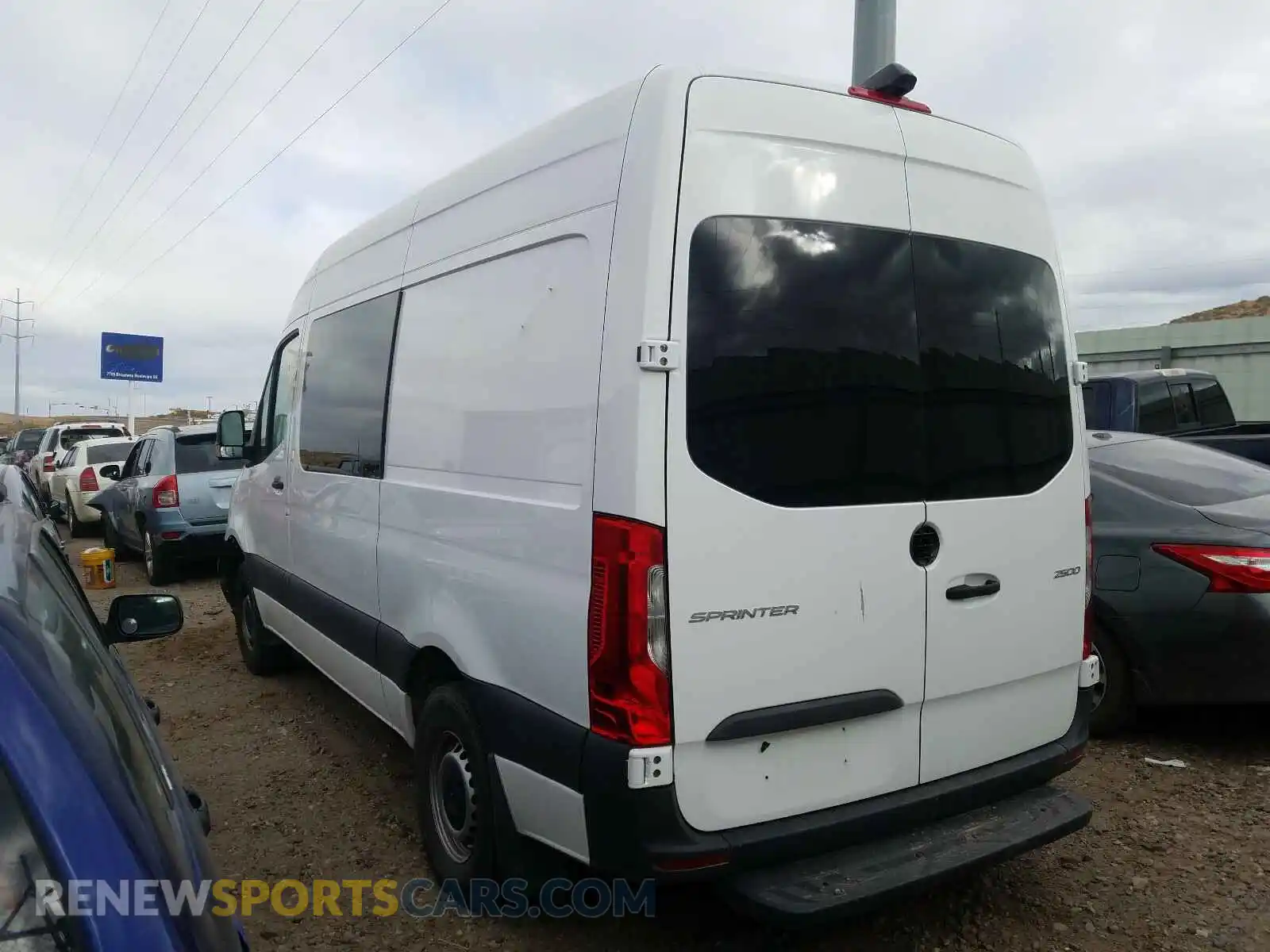 3 Photograph of a damaged car WD4PF0CD2KP056842 MERCEDES-BENZ SPRINTER 2019