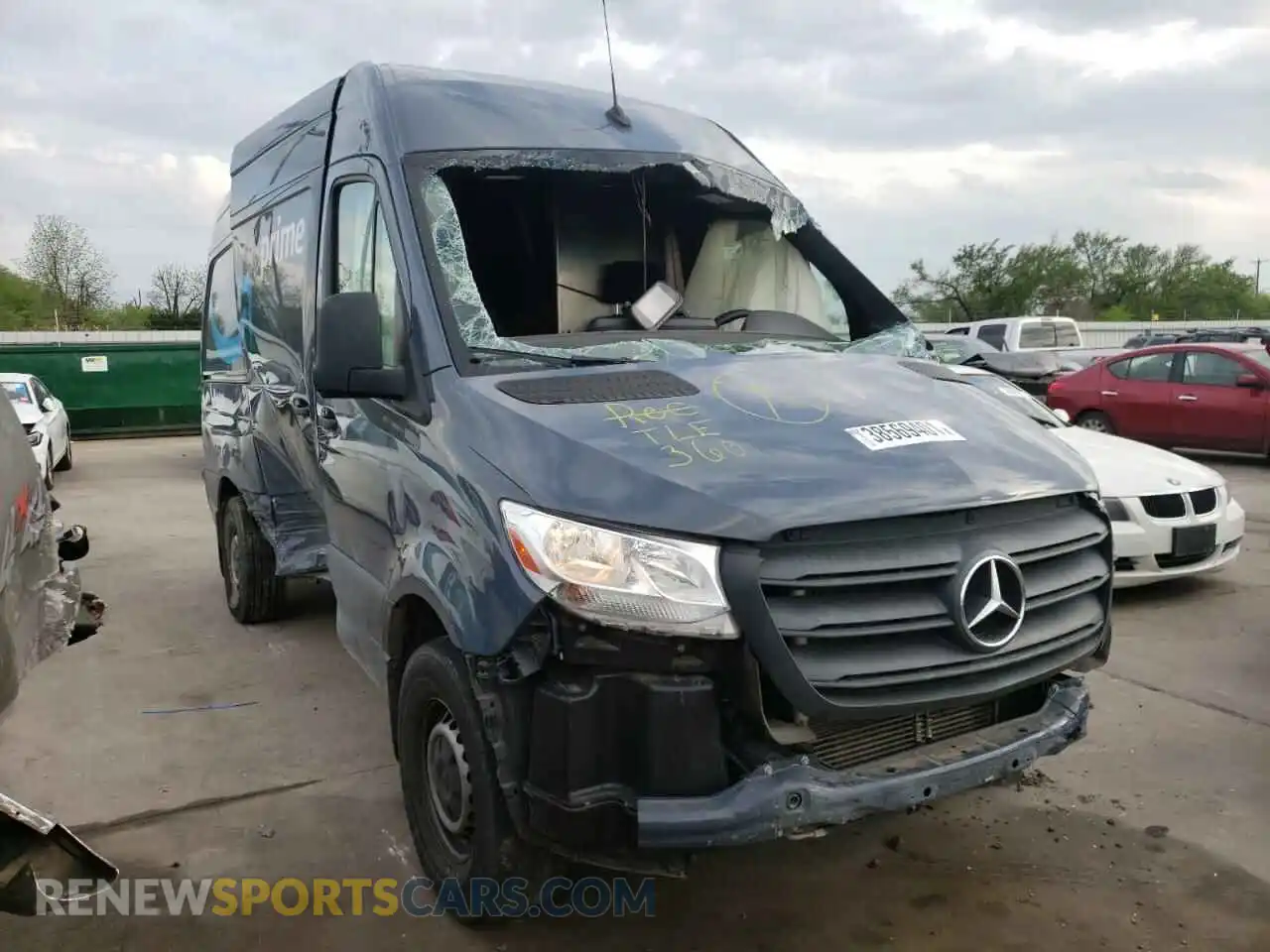 1 Photograph of a damaged car WD4PF0CD2KP091140 MERCEDES-BENZ SPRINTER 2019