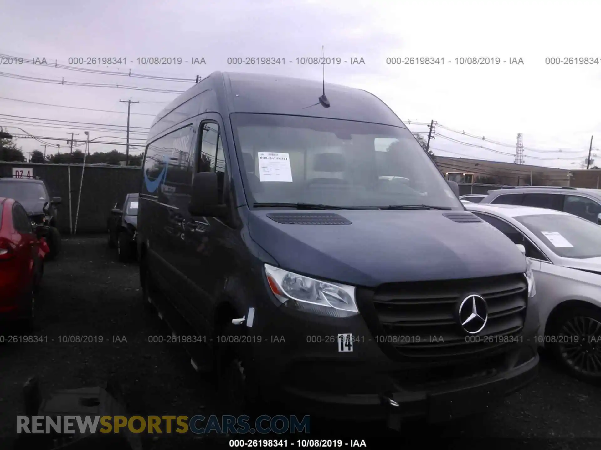1 Photograph of a damaged car WD4PF0CD2KP097116 MERCEDES-BENZ SPRINTER 2019
