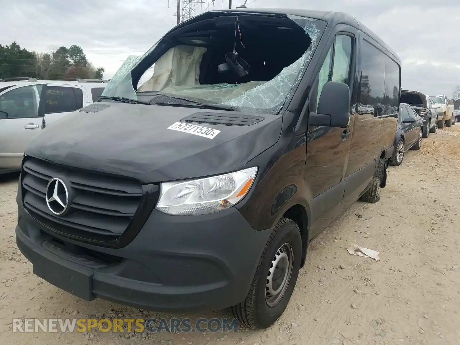 2 Photograph of a damaged car WD4PF0CD2KP171604 MERCEDES-BENZ SPRINTER 2019