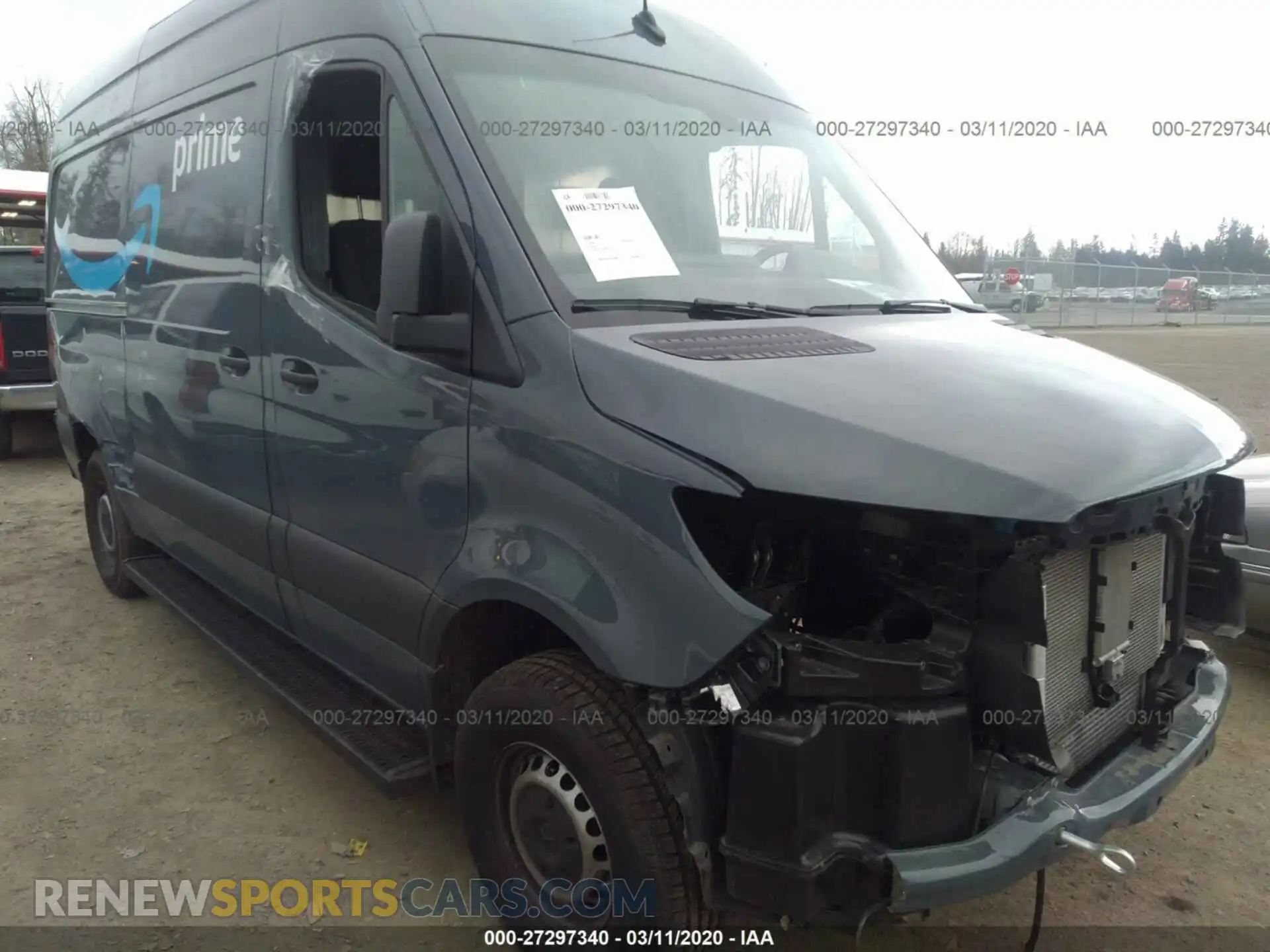 1 Photograph of a damaged car WD4PF0CD4KP030565 MERCEDES-BENZ SPRINTER 2019