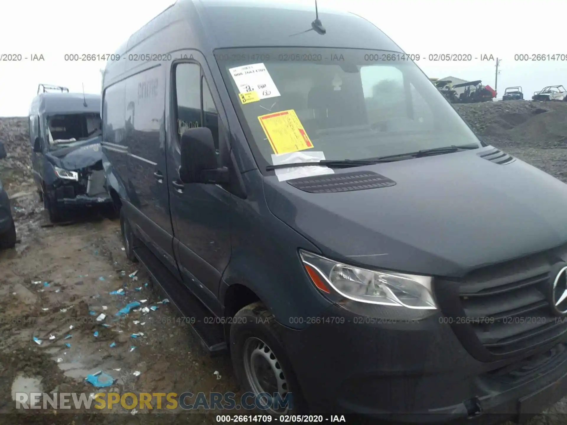 1 Photograph of a damaged car WD4PF0CD7KP030429 MERCEDES-BENZ SPRINTER 2019