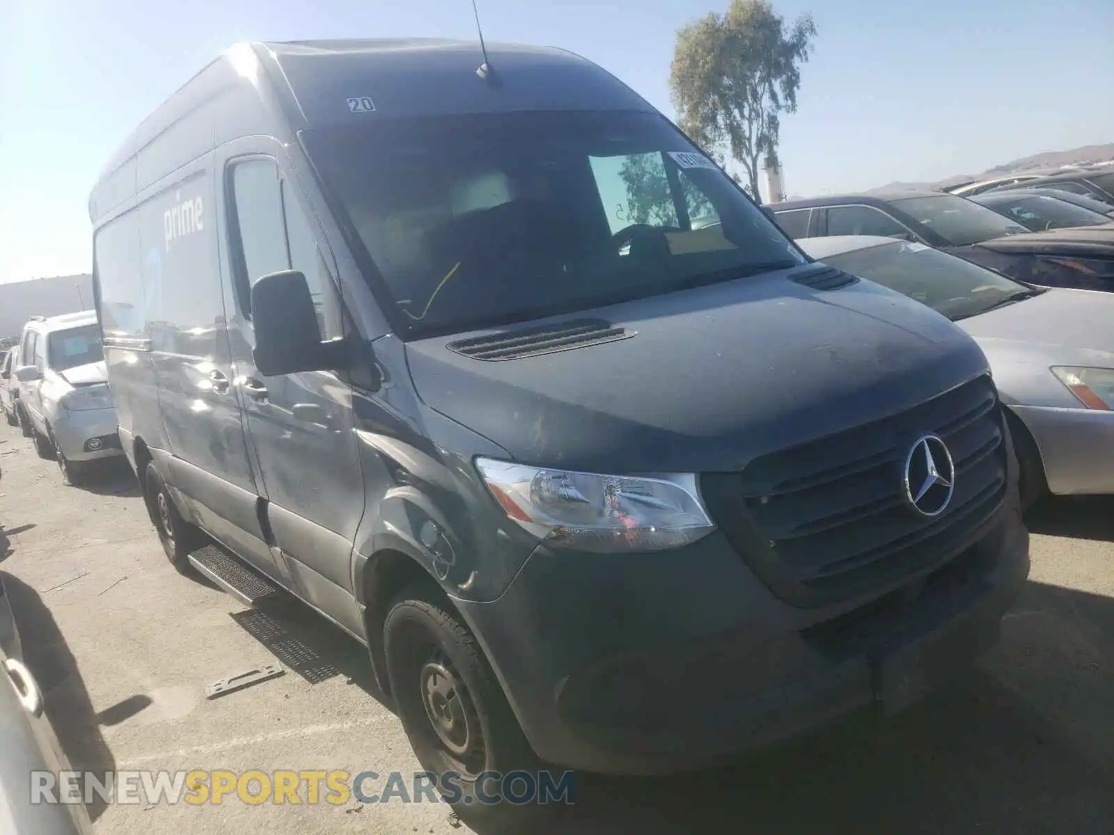 1 Photograph of a damaged car WD4PF0CD9KP030559 MERCEDES-BENZ SPRINTER 2019