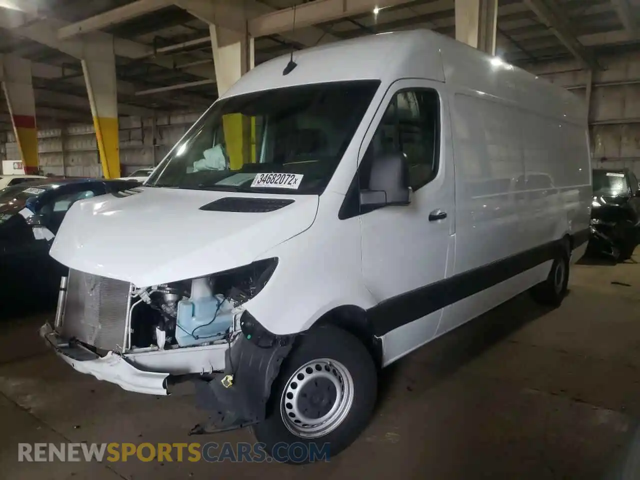 2 Photograph of a damaged car WD4PF1CD2KT000929 MERCEDES-BENZ SPRINTER 2019