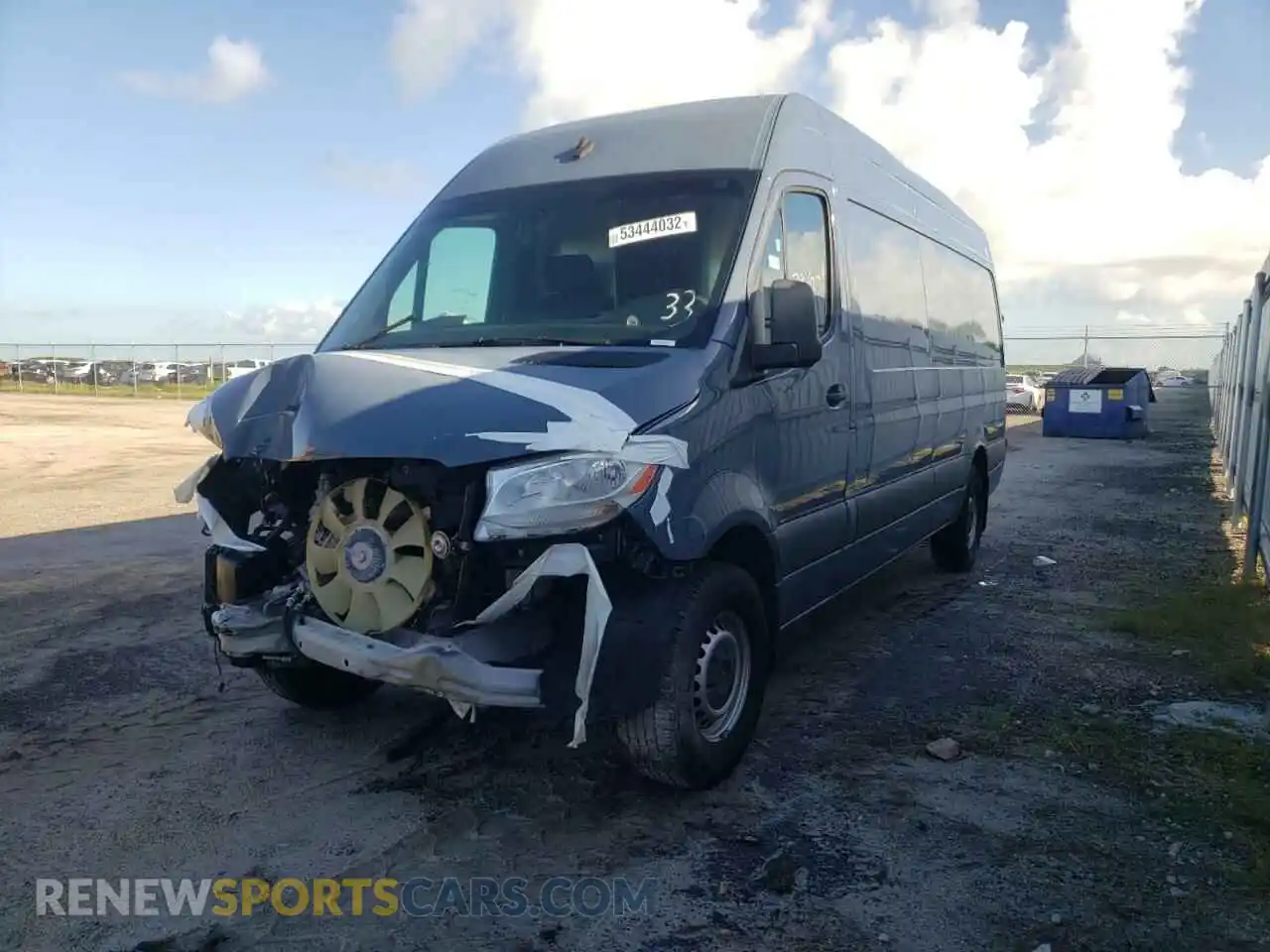 2 Photograph of a damaged car WD4PF1CD2KT007525 MERCEDES-BENZ SPRINTER 2019