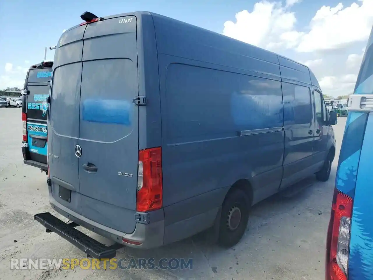 3 fotografías del automóvil dañado WD4PF1CD3KP138892 MERCEDES-BENZ SPRINTER 2019