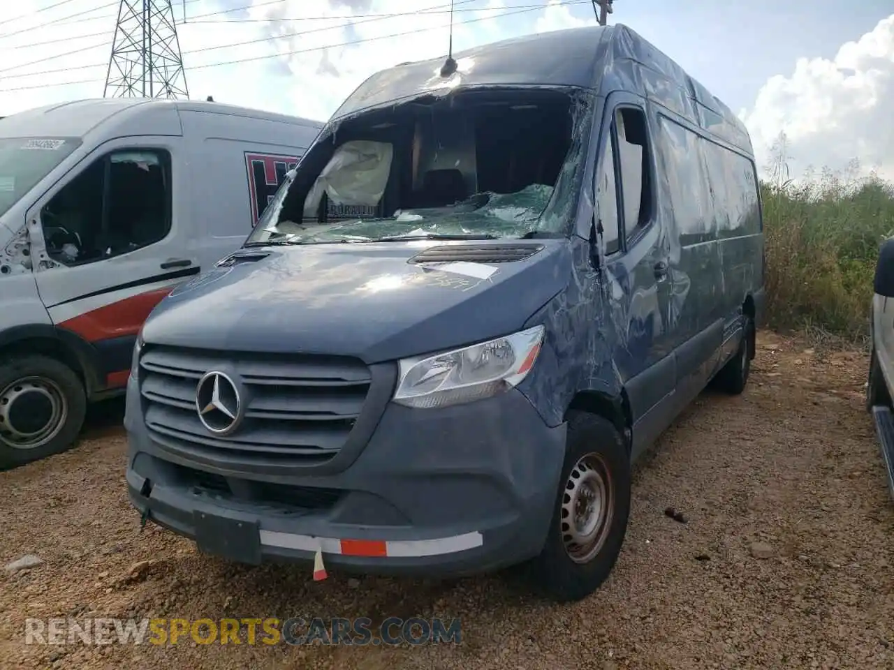 2 Photograph of a damaged car WD4PF1CD7KT007035 MERCEDES-BENZ SPRINTER 2019