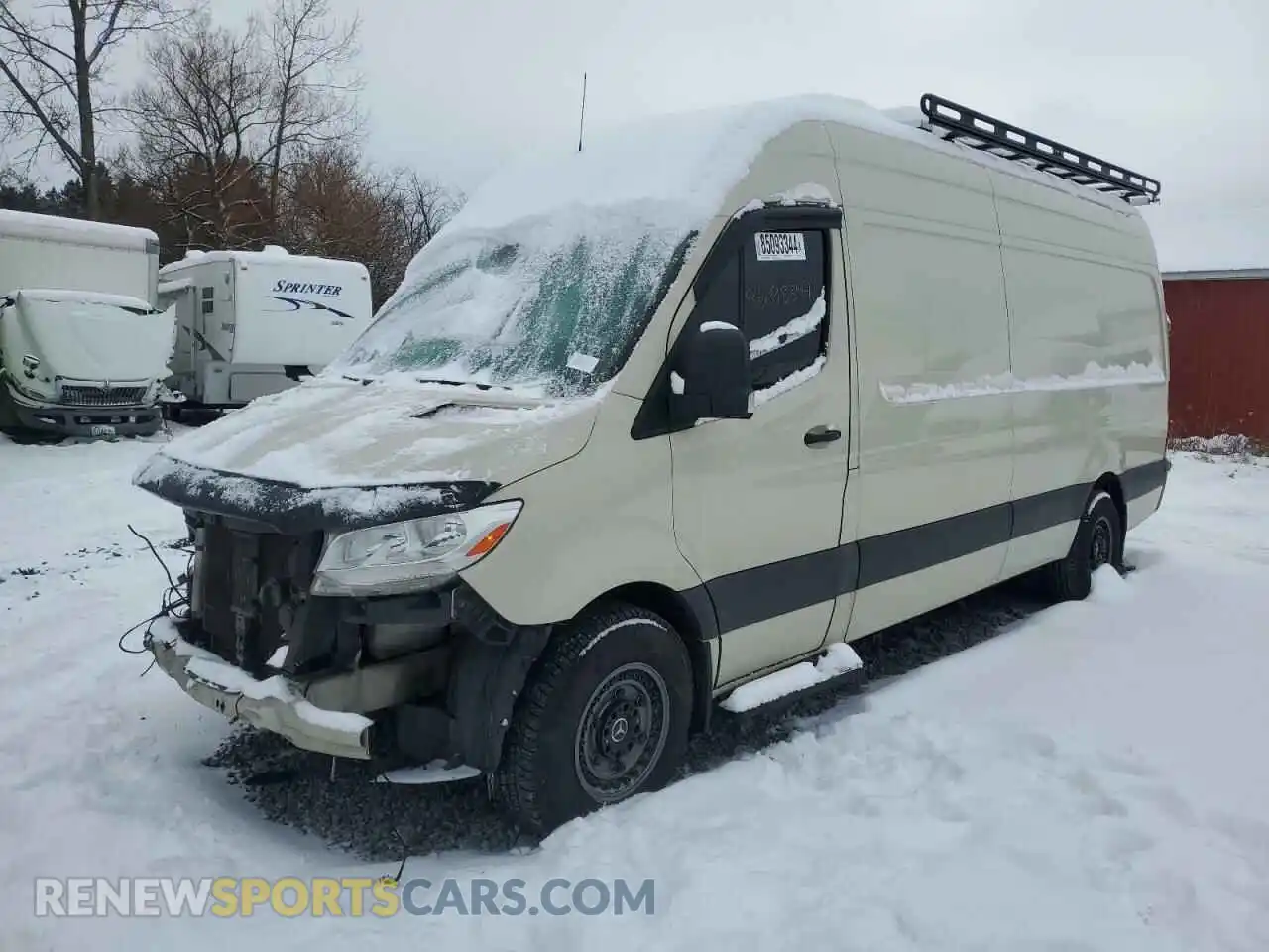 2 Photograph of a damaged car W1Y4ECHY1MT063686 MERCEDES-BENZ SPRINTER 2021