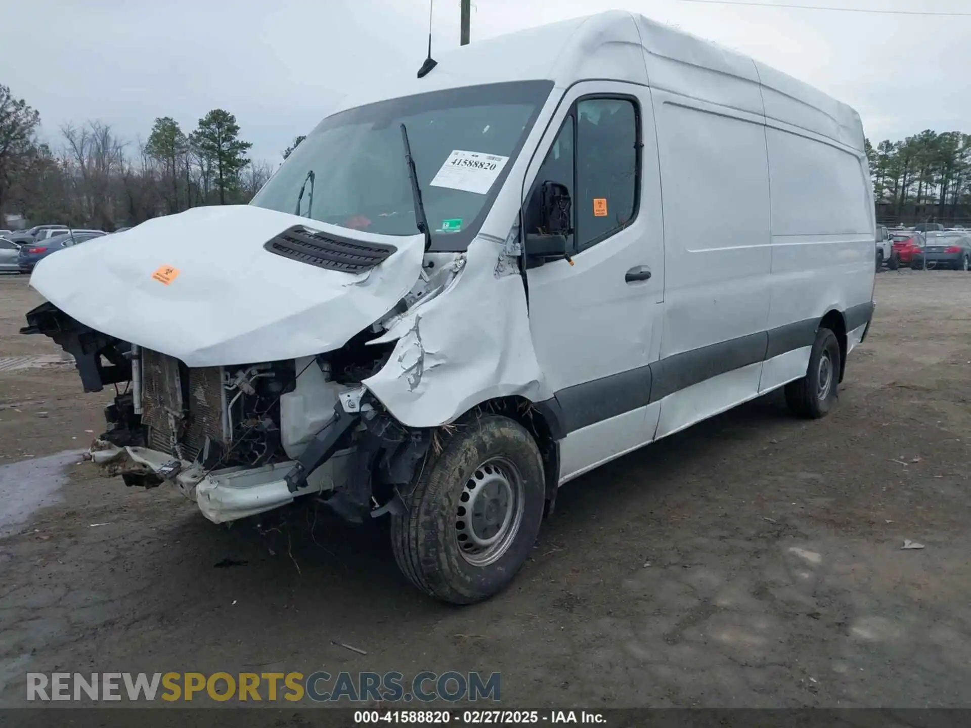 2 Photograph of a damaged car W1Y4ECHY5MT079017 MERCEDES-BENZ SPRINTER 2021