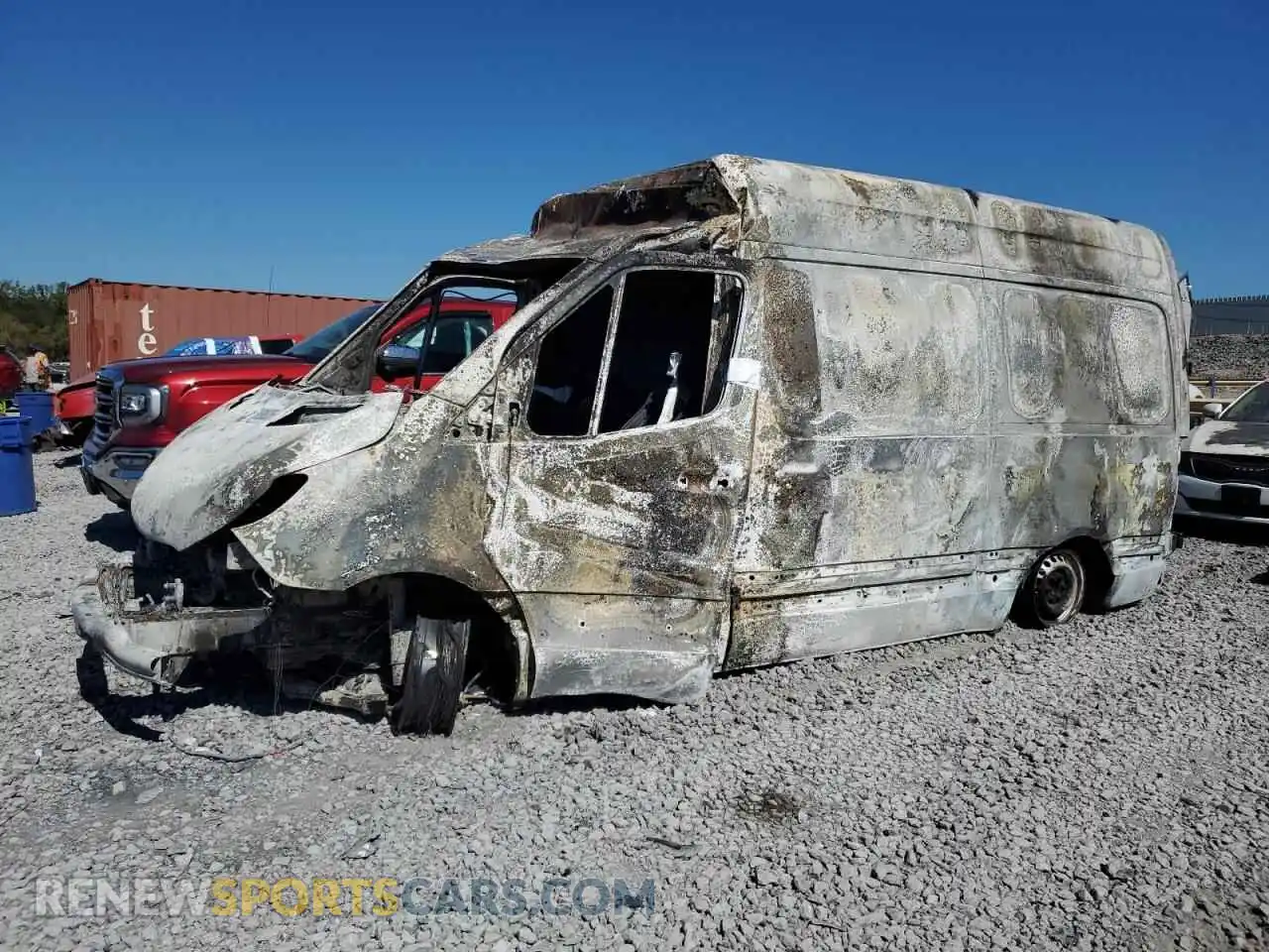 1 Photograph of a damaged car W1Y4DBHY4NT091321 MERCEDES-BENZ SPRINTER 2022