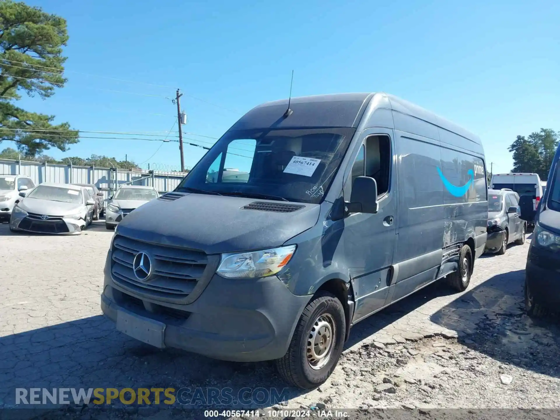 2 Photograph of a damaged car WD4PF1CD3KP135569 MERCEDES-BENZ SPRINTER 2500 2019