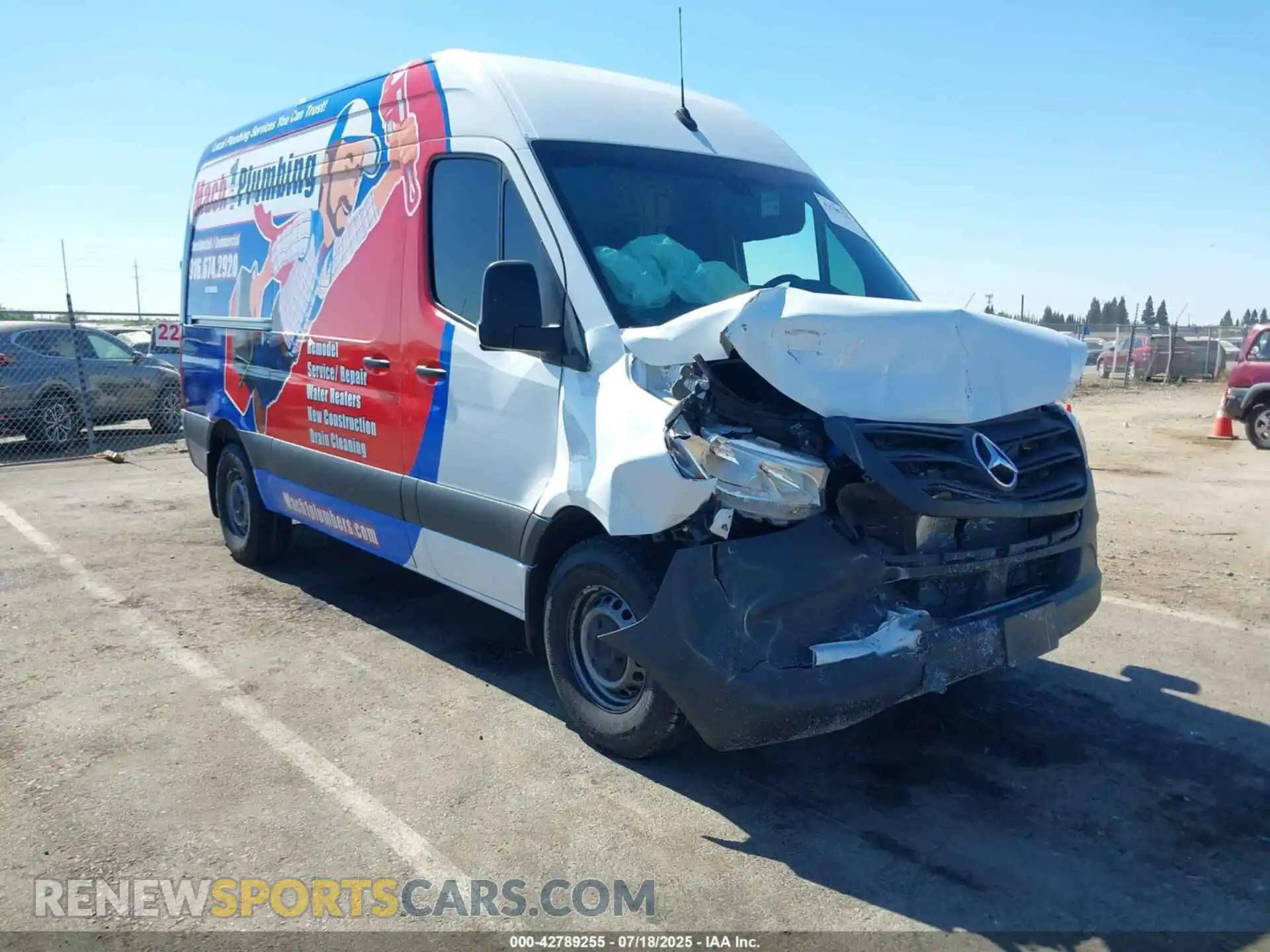 1 Photograph of a damaged car W1Y4KBHY4RT179166 MERCEDES-BENZ SPRINTER 2500 2024