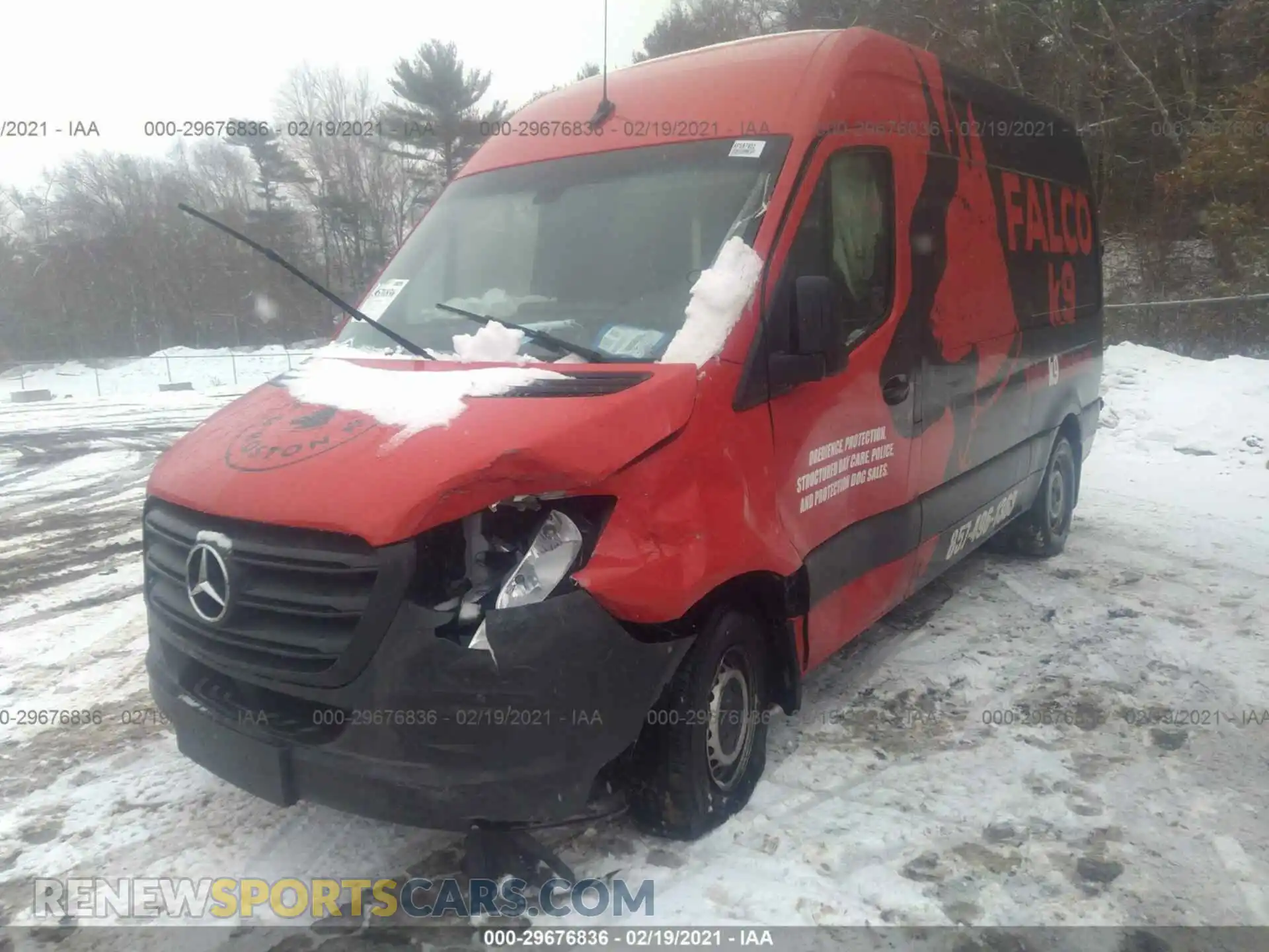 2 Photograph of a damaged car WD3PF0CD7KP187401 MERCEDES-BENZ SPRINTER CARGO VAN 2019
