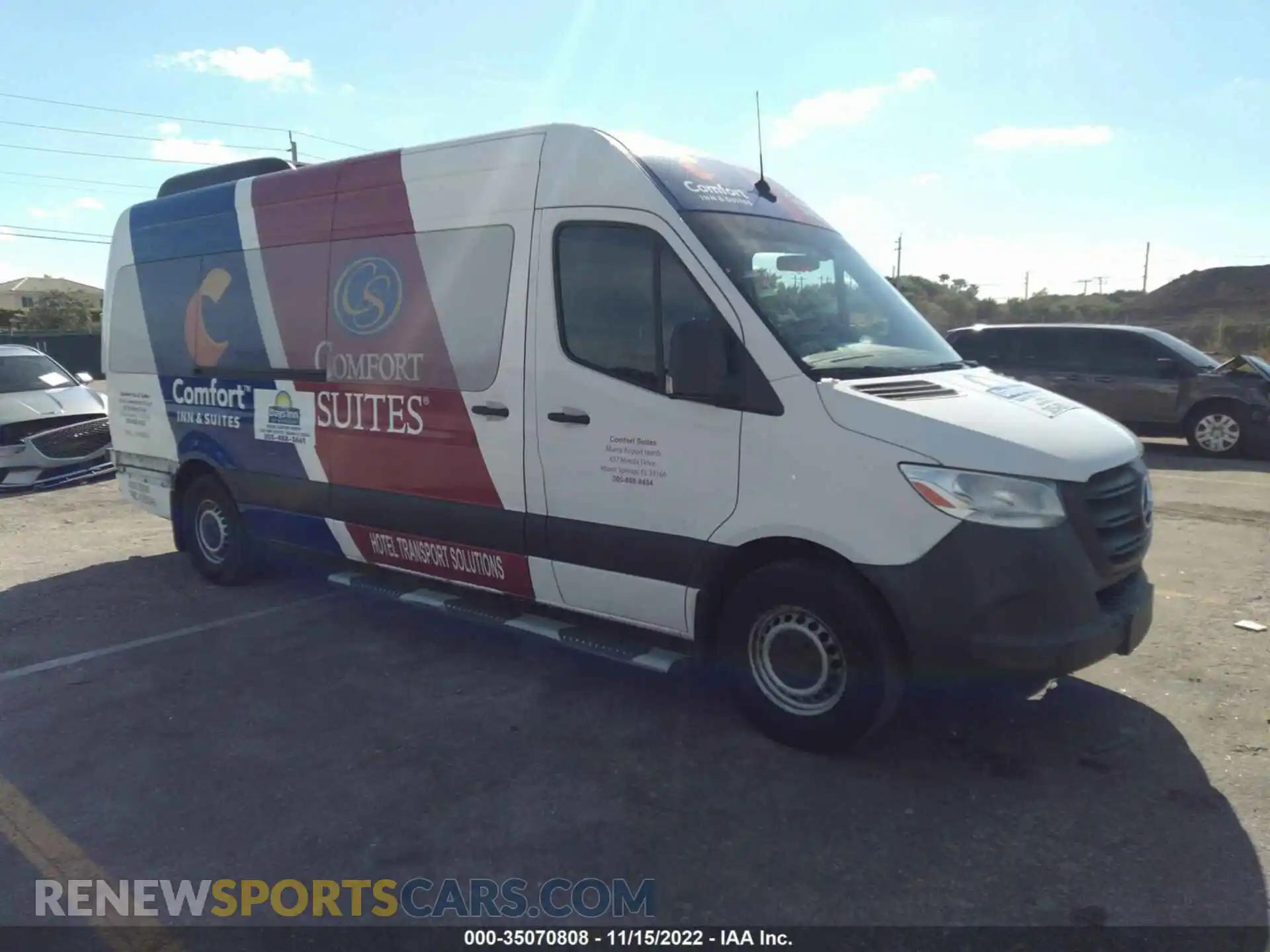 1 fotografías del automóvil dañado WDZPF1CD3KP089283 MERCEDES-BENZ SPRINTER PASSENGER VAN 2019