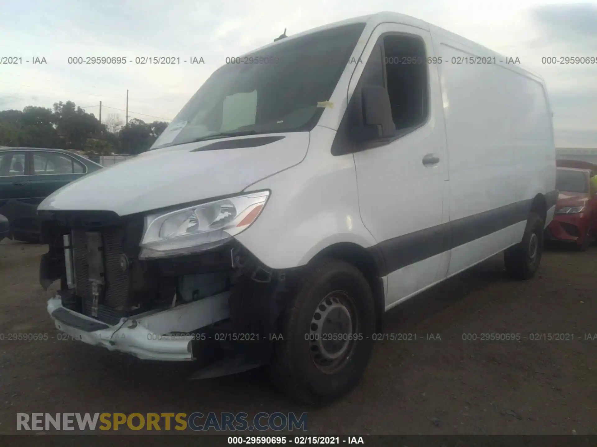 2 Photograph of a damaged car WD4PF0CD3KP025521 MERCEDES-BENZ SPRINTER VAN 2019